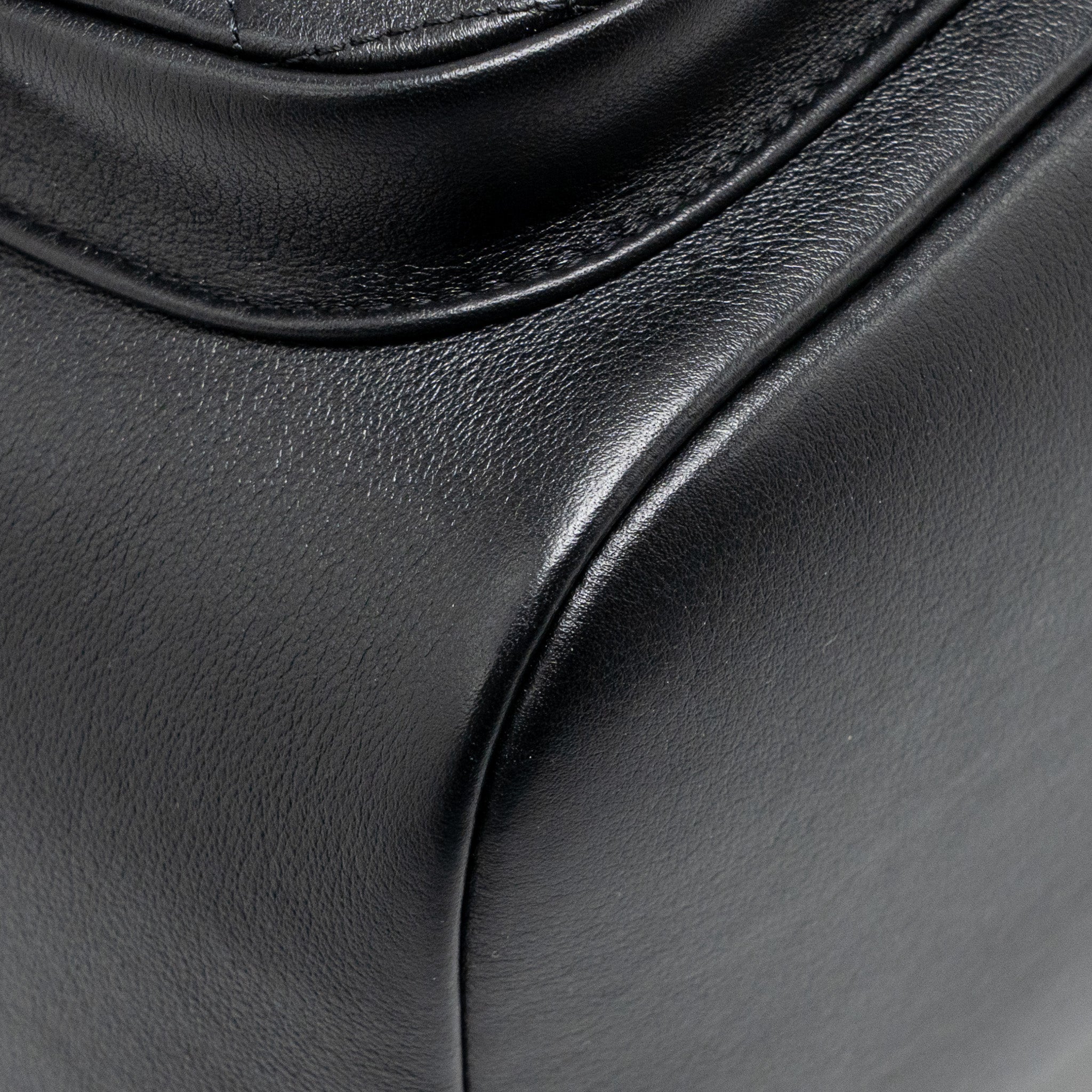 CHANEL LARGE DUMA BACKPACK CALFSKIN BLACK LGHW (MICROCHIP)