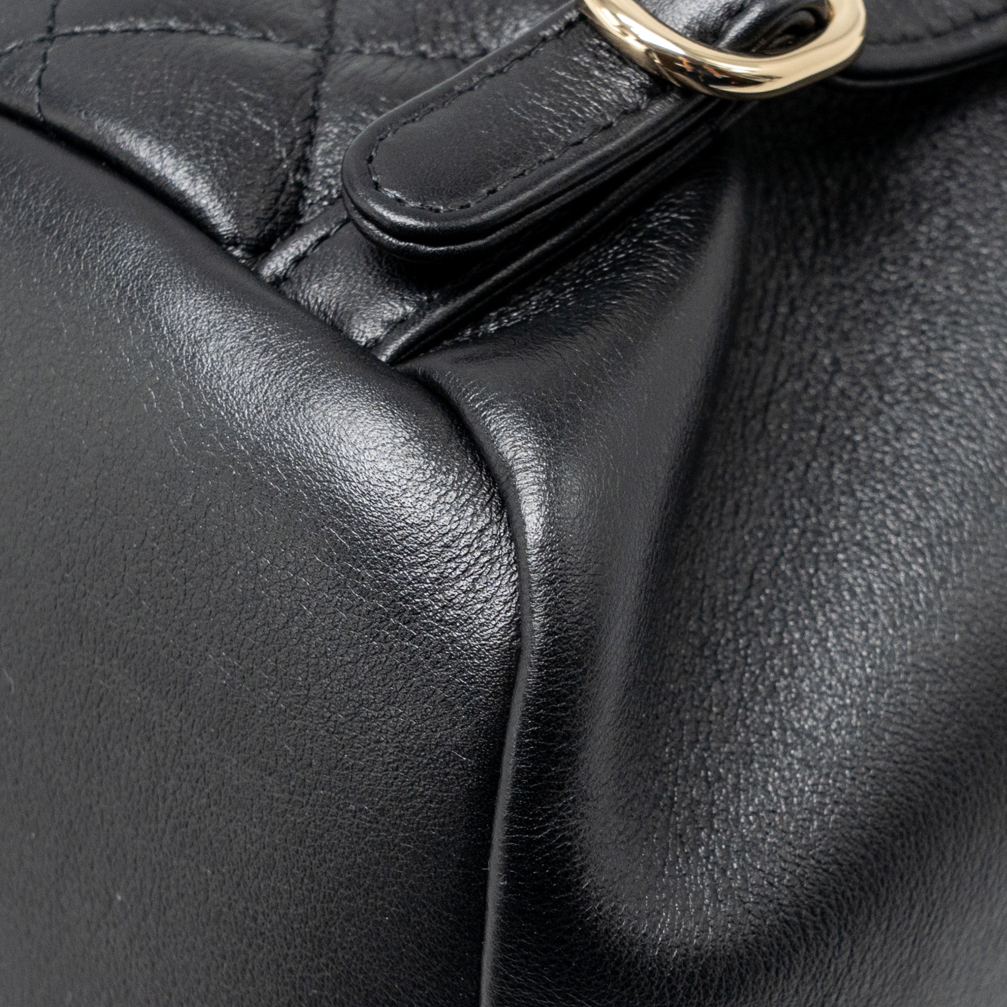 CHANEL LARGE DUMA BACKPACK CALFSKIN BLACK LGHW (MICROCHIP)