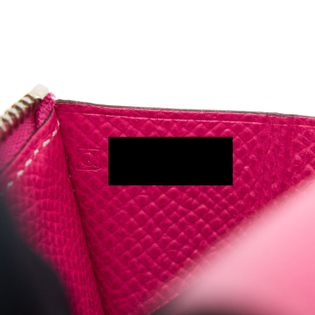 HERMES CONSTANCE WALLET EPSOM PINK SHW