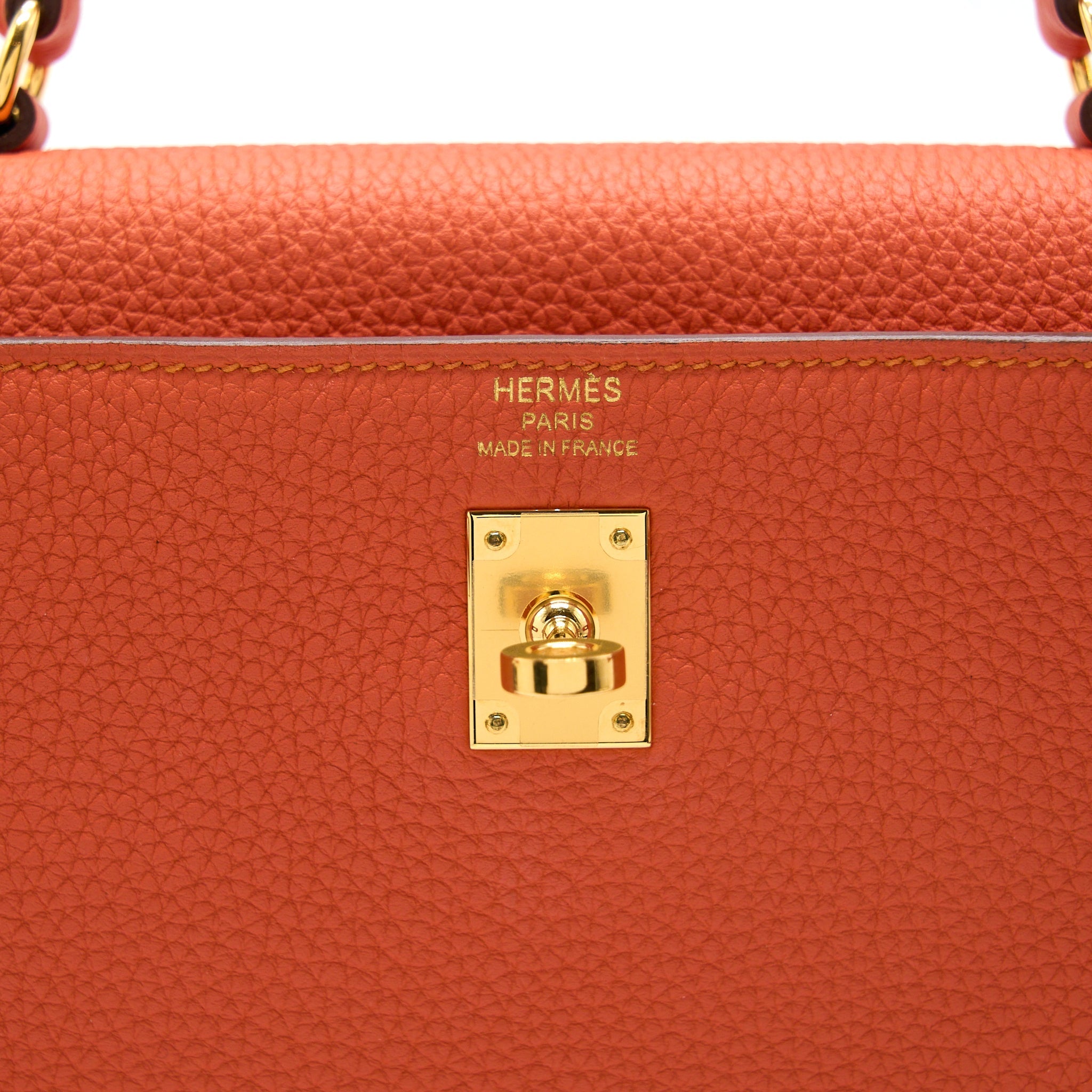 HERMES KELLY 25 TOGO 9J FEU GHW