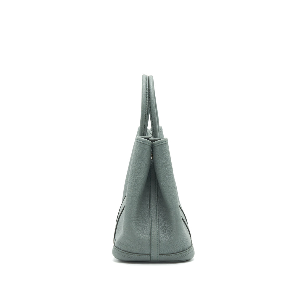 HERMES GARDEN PARTY 30 VERT AMANDE SHW