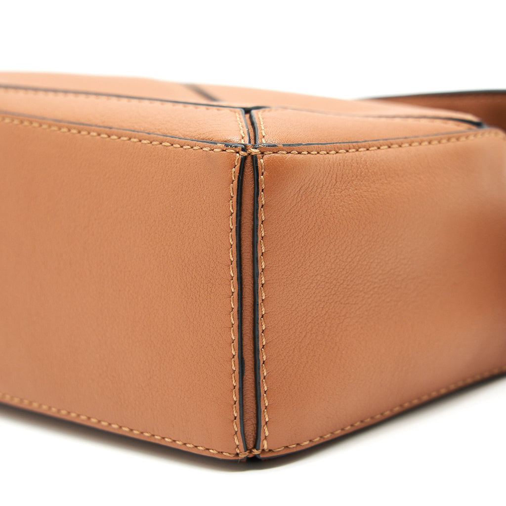 LOEWE MINI PUZZLE BAG IN TAN