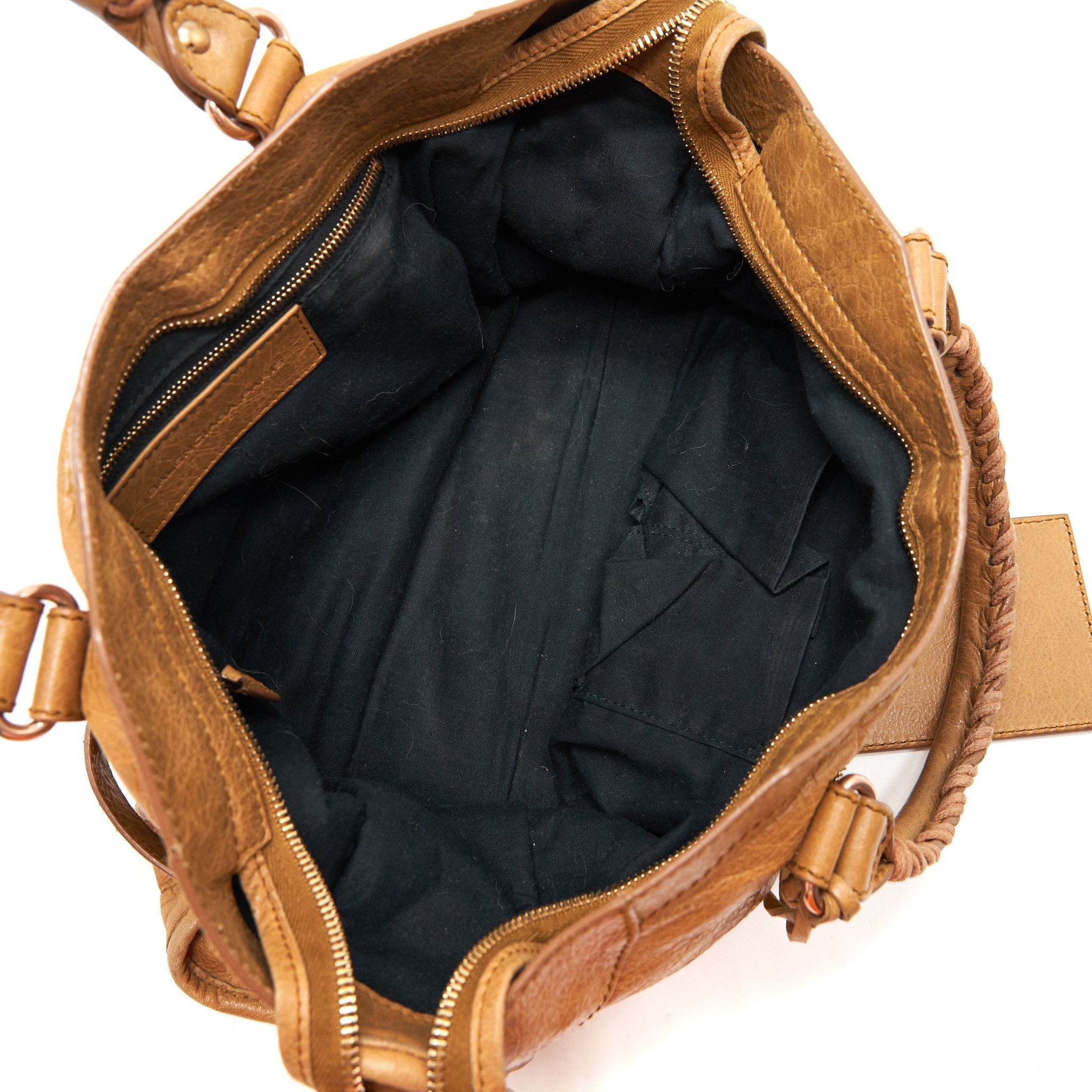 BALENCIANGA GIANT CITY BAG LIGHT CARAMEL