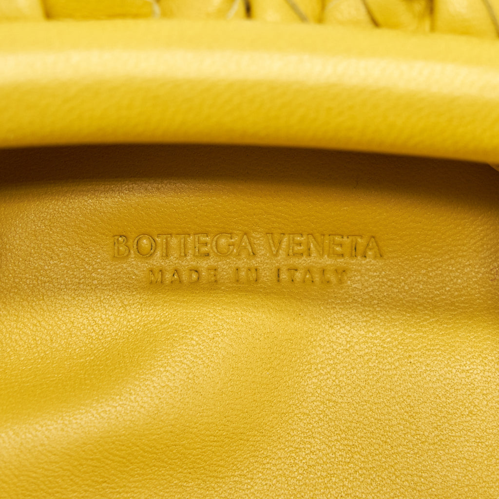 BOTTEGA VENETA THE MINI POUCH BAG YELLOW