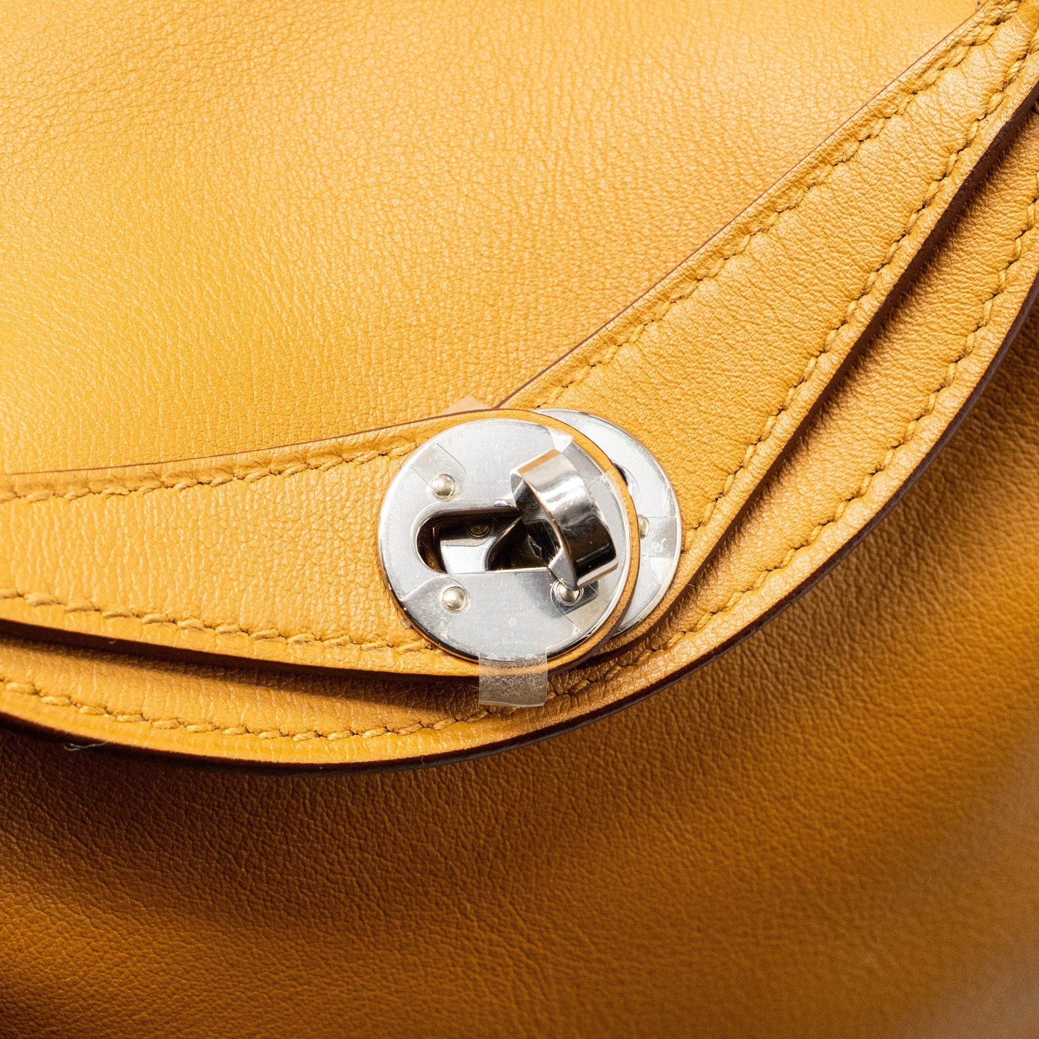 HERMES MINI LINDY SWIFT SESAME/ LIME SHW