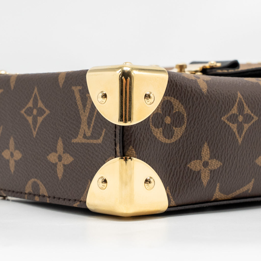 LOUIS VUITTON TOP HANDLE CAMERA BOX MONOGRAM REVERSE CANVAS GHW