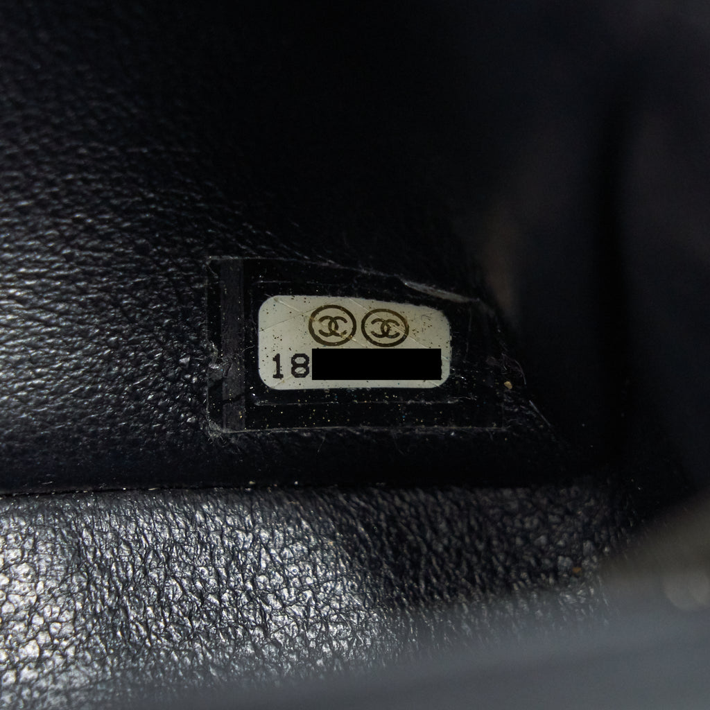 CHANEL MINI RECTANGULAR FLAP BAG PATENT LEATHER BLACK SHW