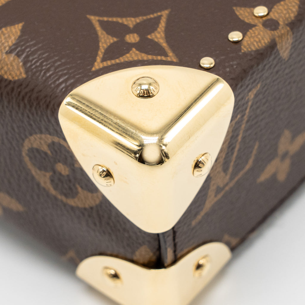 LOUIS VUITTON TOP HANDLE CAMERA BOX MONOGRAM REVERSE CANVAS GHW