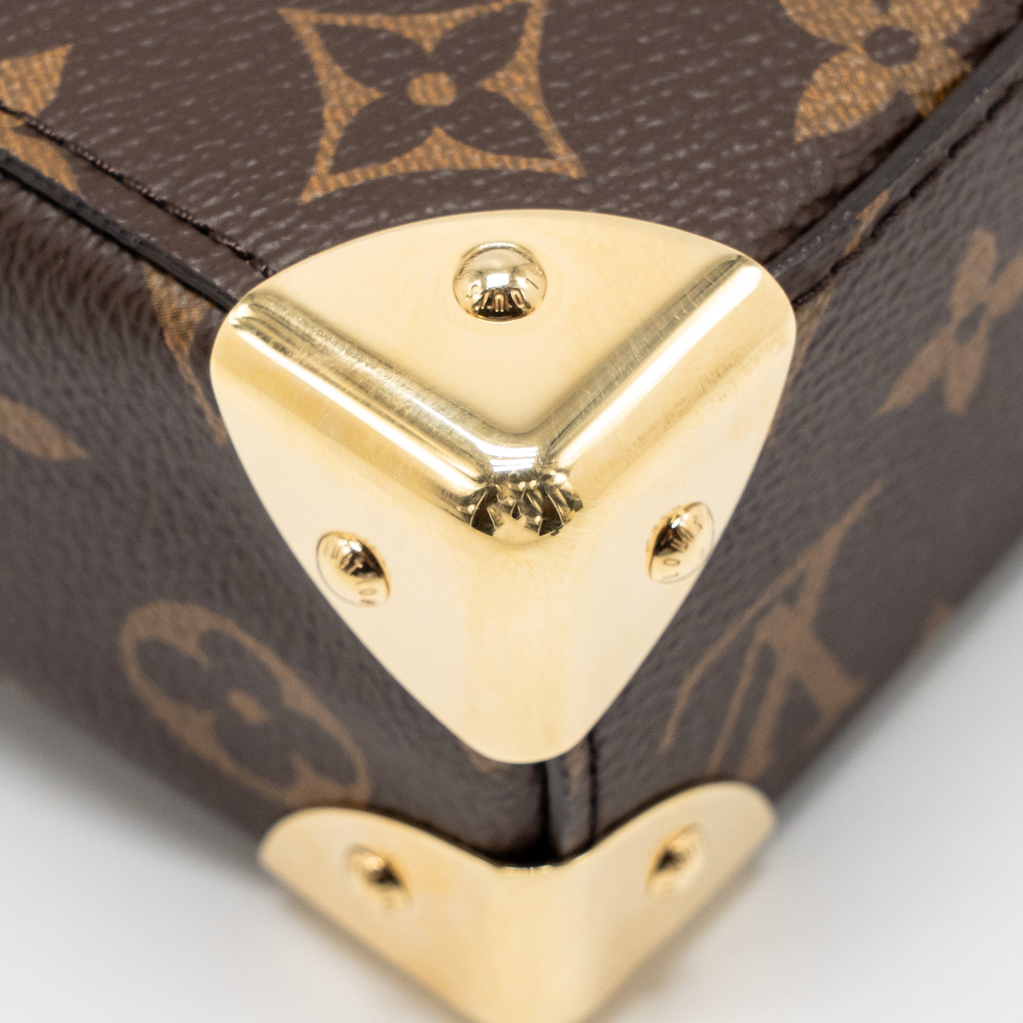 LOUIS VUITTON TOP HANDLE CAMERA BOX MONOGRAM REVERSE CANVAS GHW