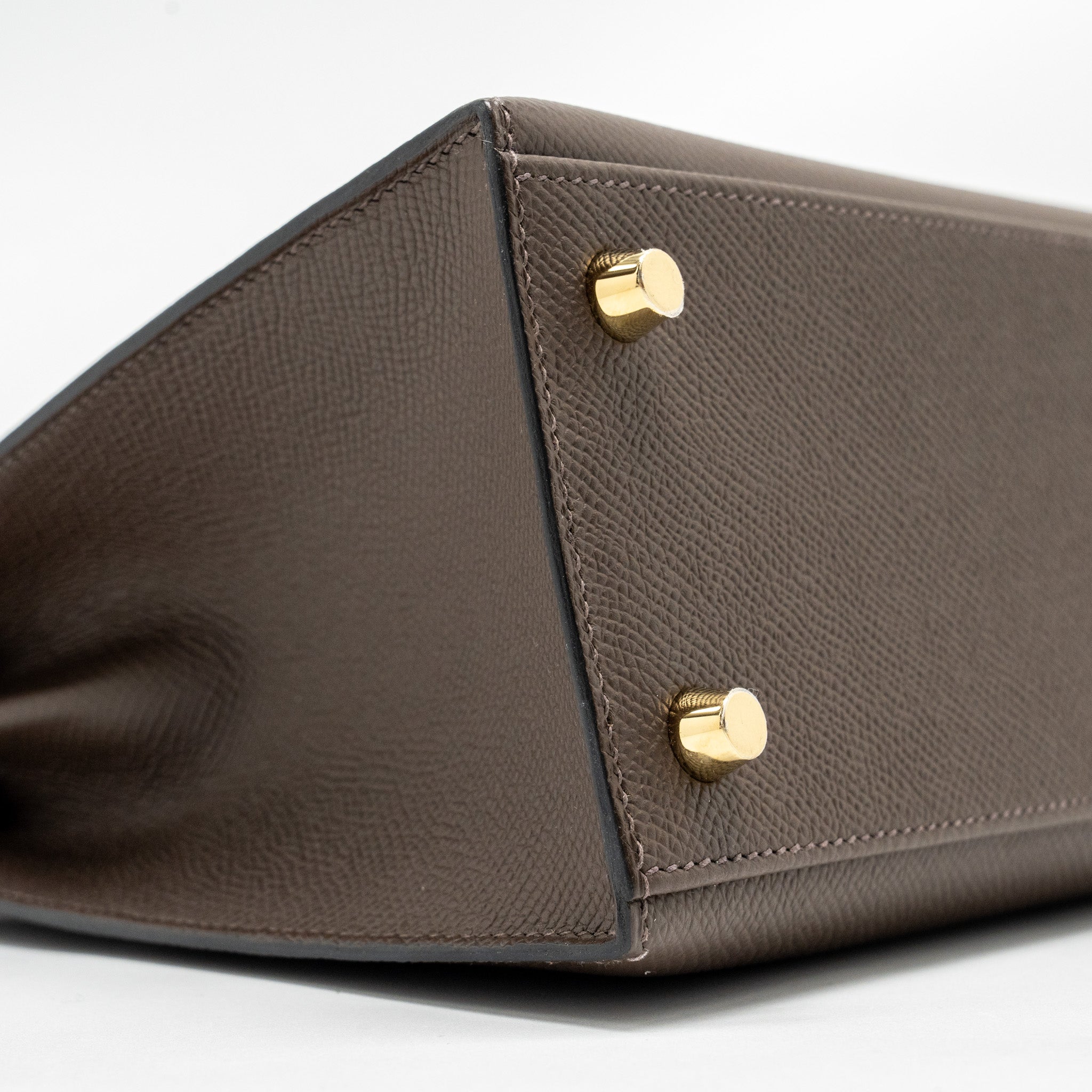 HERMES KELLY 25 EPSOM ECORCE/ETOUPE/NOIR GHW