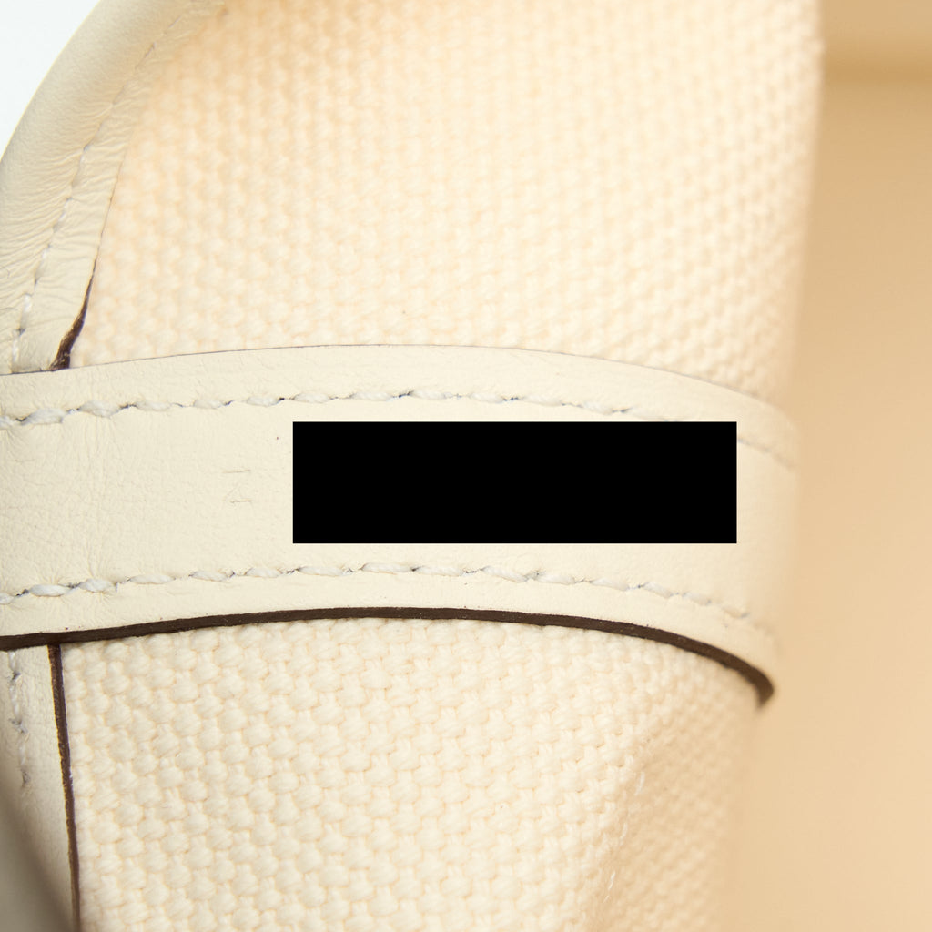 HERMES PICOTIN CARGO 18 SWIFT/TOILE CANVAS ECRU NATA SHW