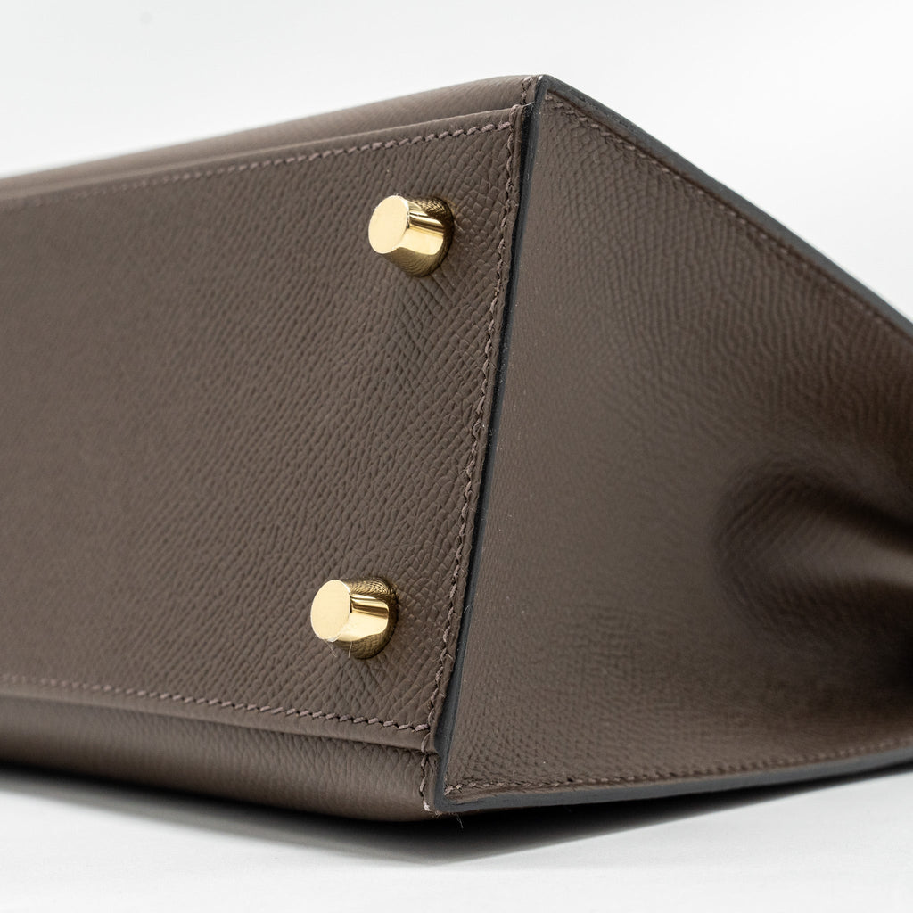 HERMES KELLY 25 EPSOM ECORCE/ETOUPE/NOIR GHW