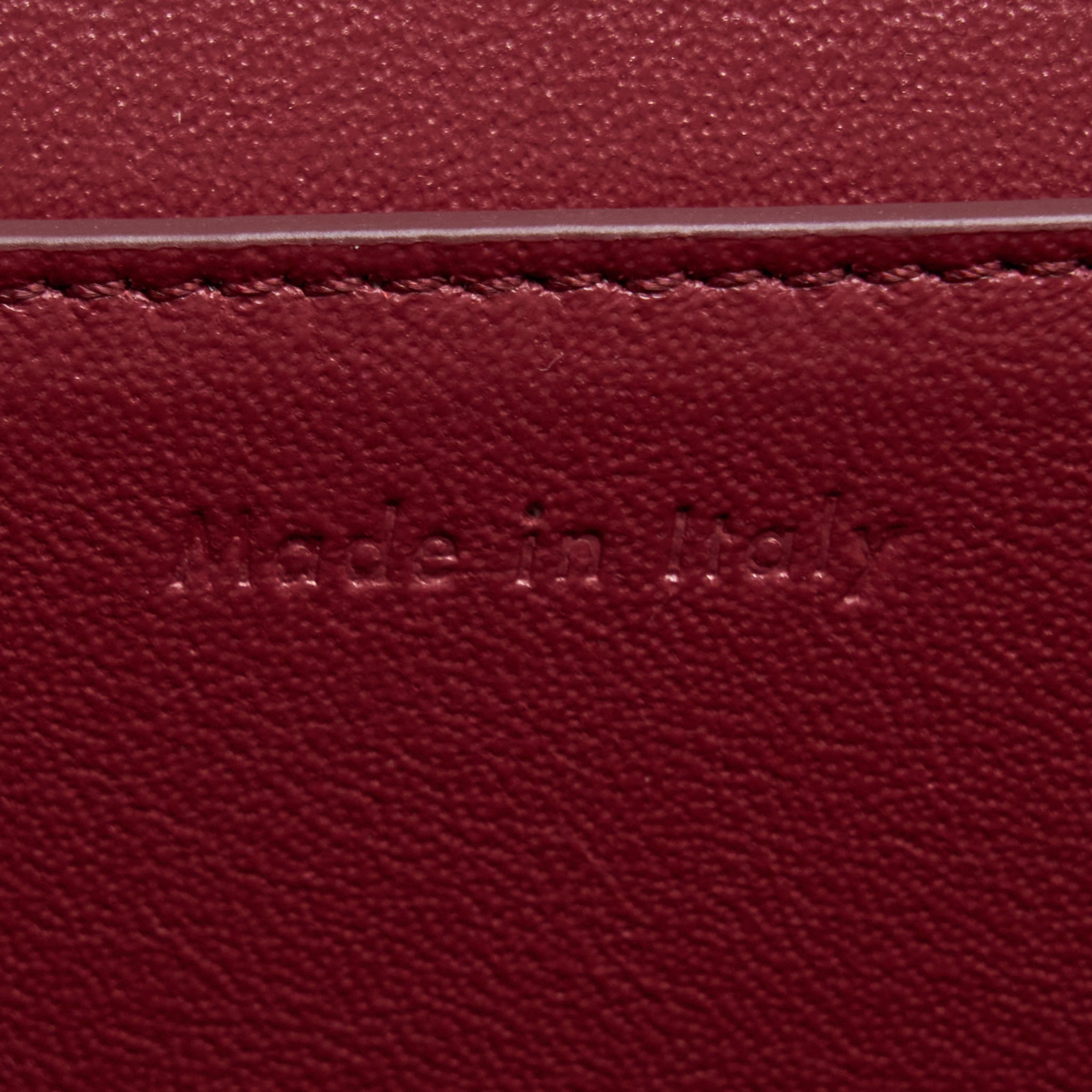 CELINE FRAME BAG CALFSKIN RUBY/NUDE GHW