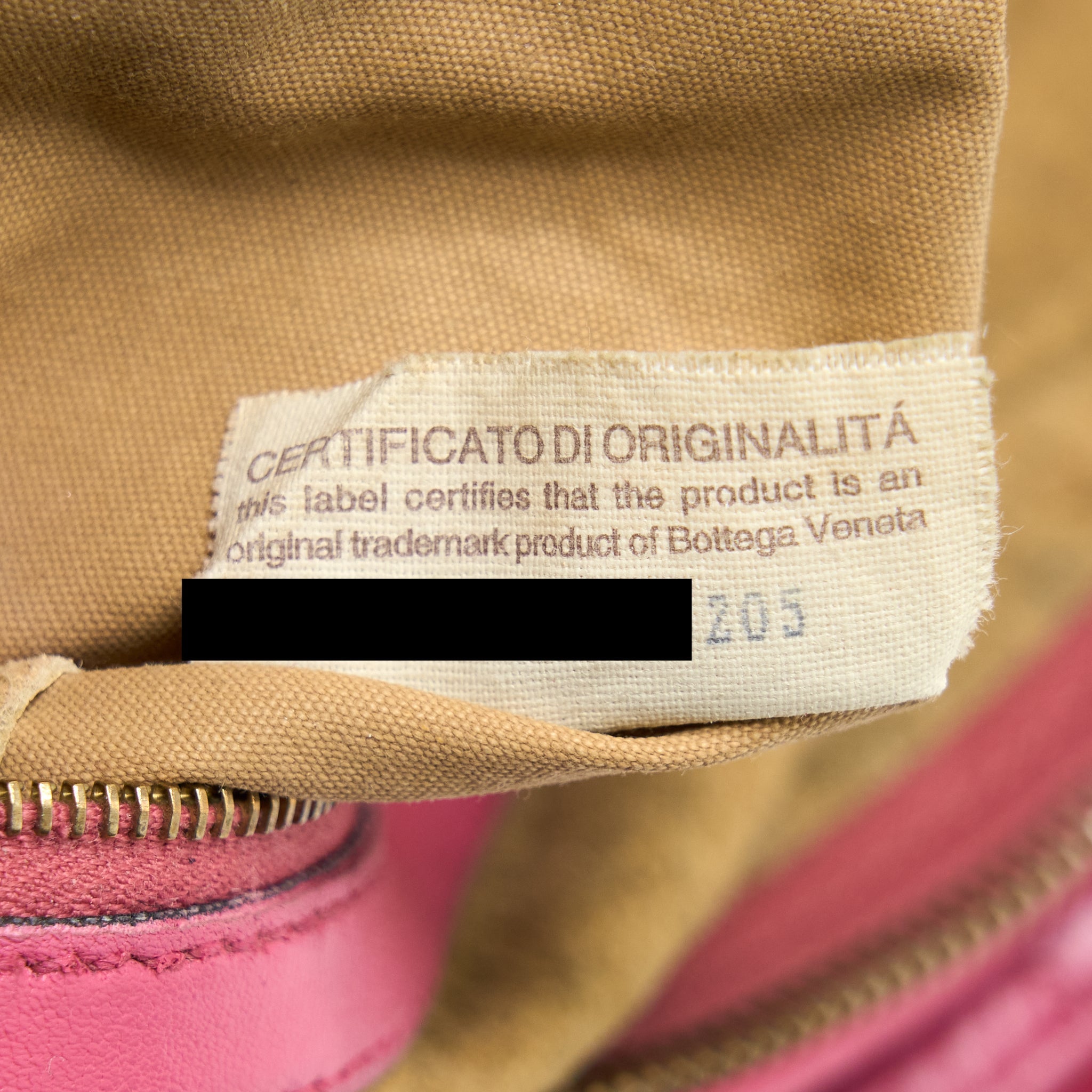 BOTTEGA VENETA INTERCCIATO HOBO BAG PINK GHW
