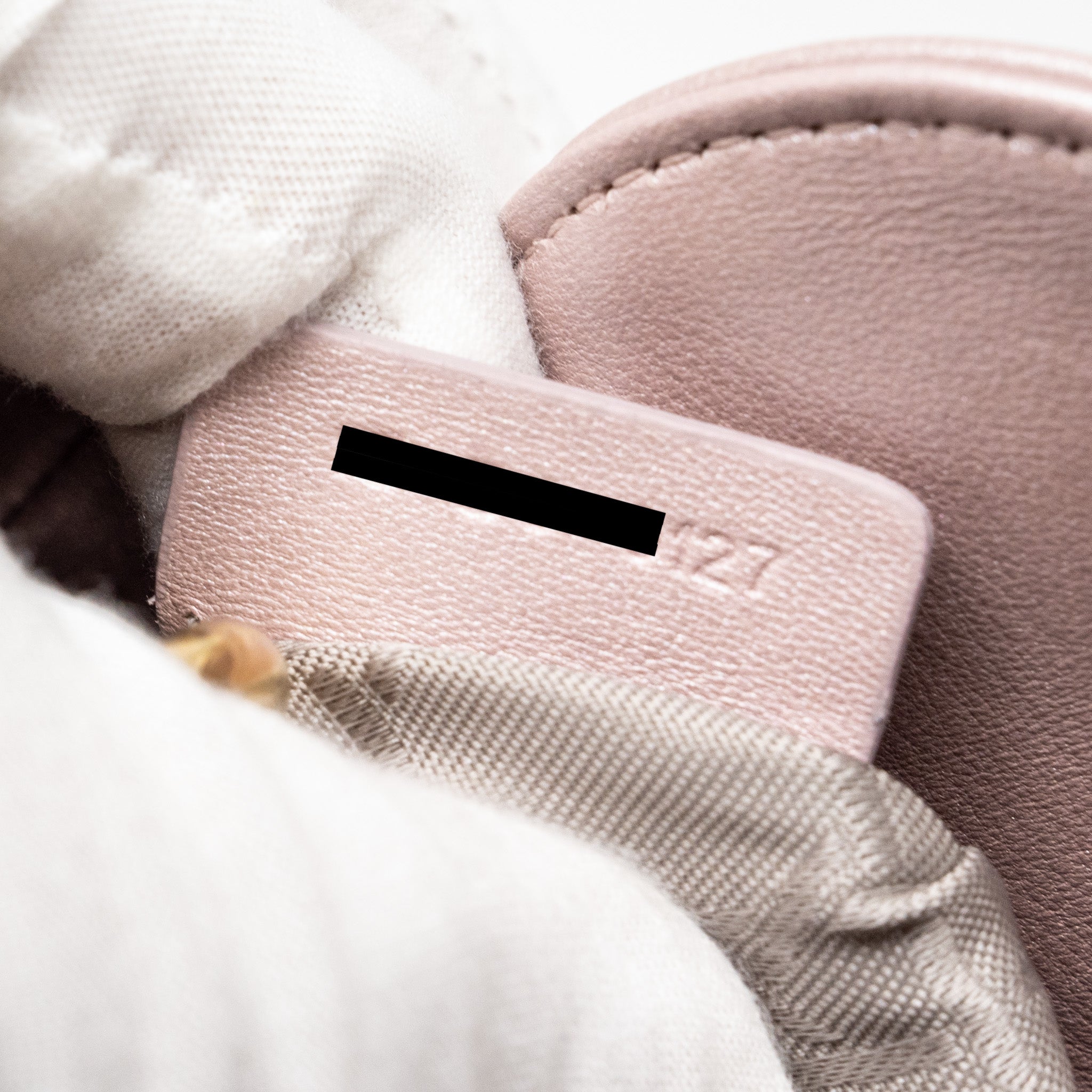 DIOR MINI LADY DIOR LAMBSKIN LIGHT PINK LGHW