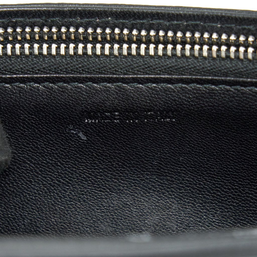 DIOR DIORAMA WALLET ON CHAIN BLACK WITH SHW