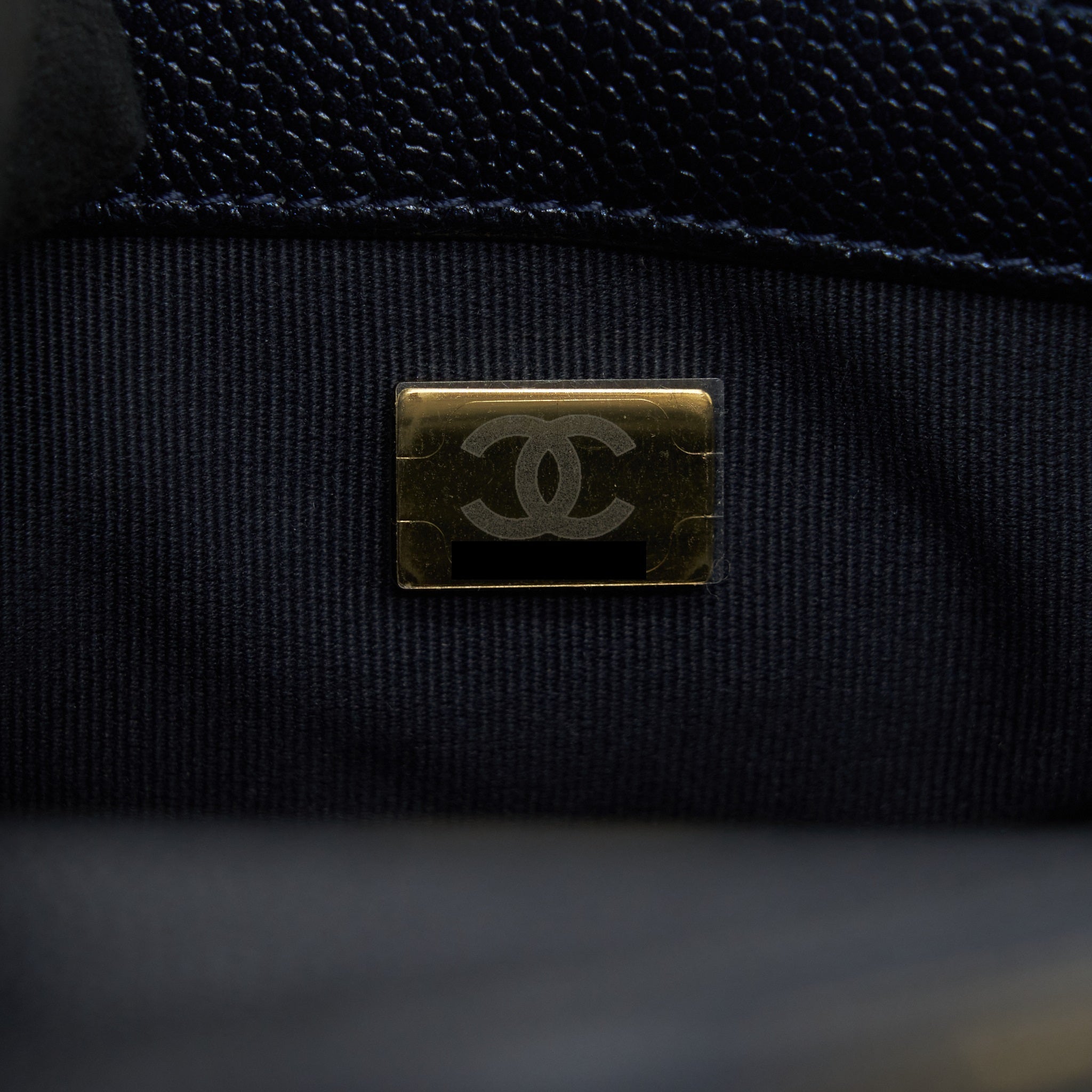 CHANEL 21K MY PERFECT MINI FLAP BAG CAVIAR BLACK GHW
