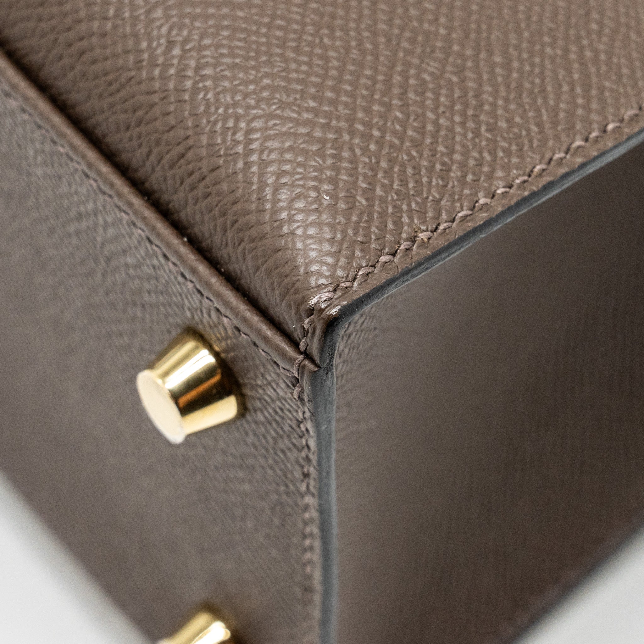 HERMES KELLY 25 EPSOM ECORCE/ETOUPE/NOIR GHW