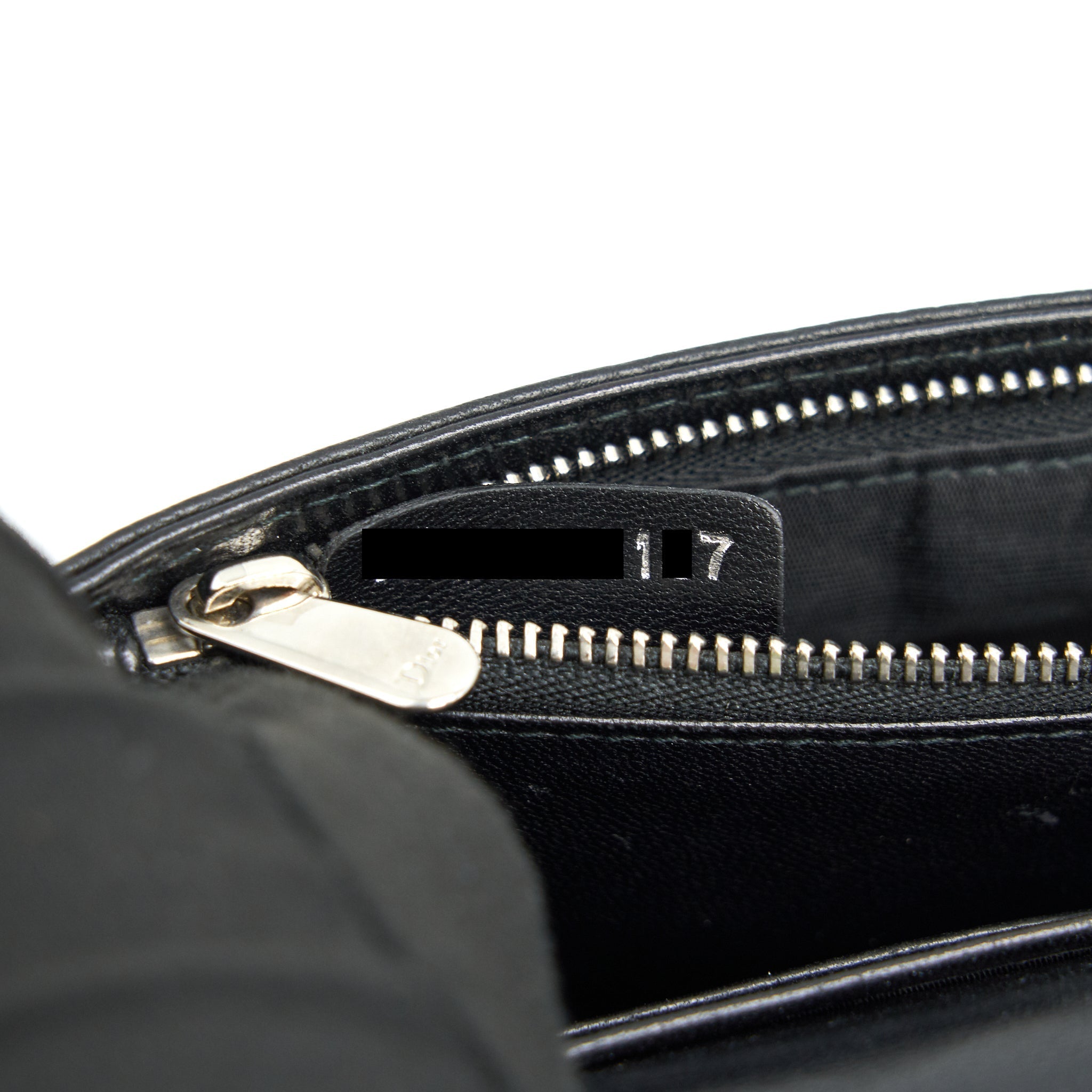 DIOR DIORAMA WALLET ON CHAIN BLACK WITH SHW