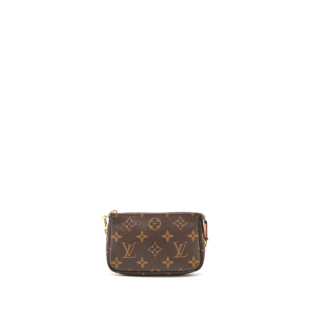 LOUIS VUITTON MINI POCHETTE ACCESSORIES MONOGRAM GHW