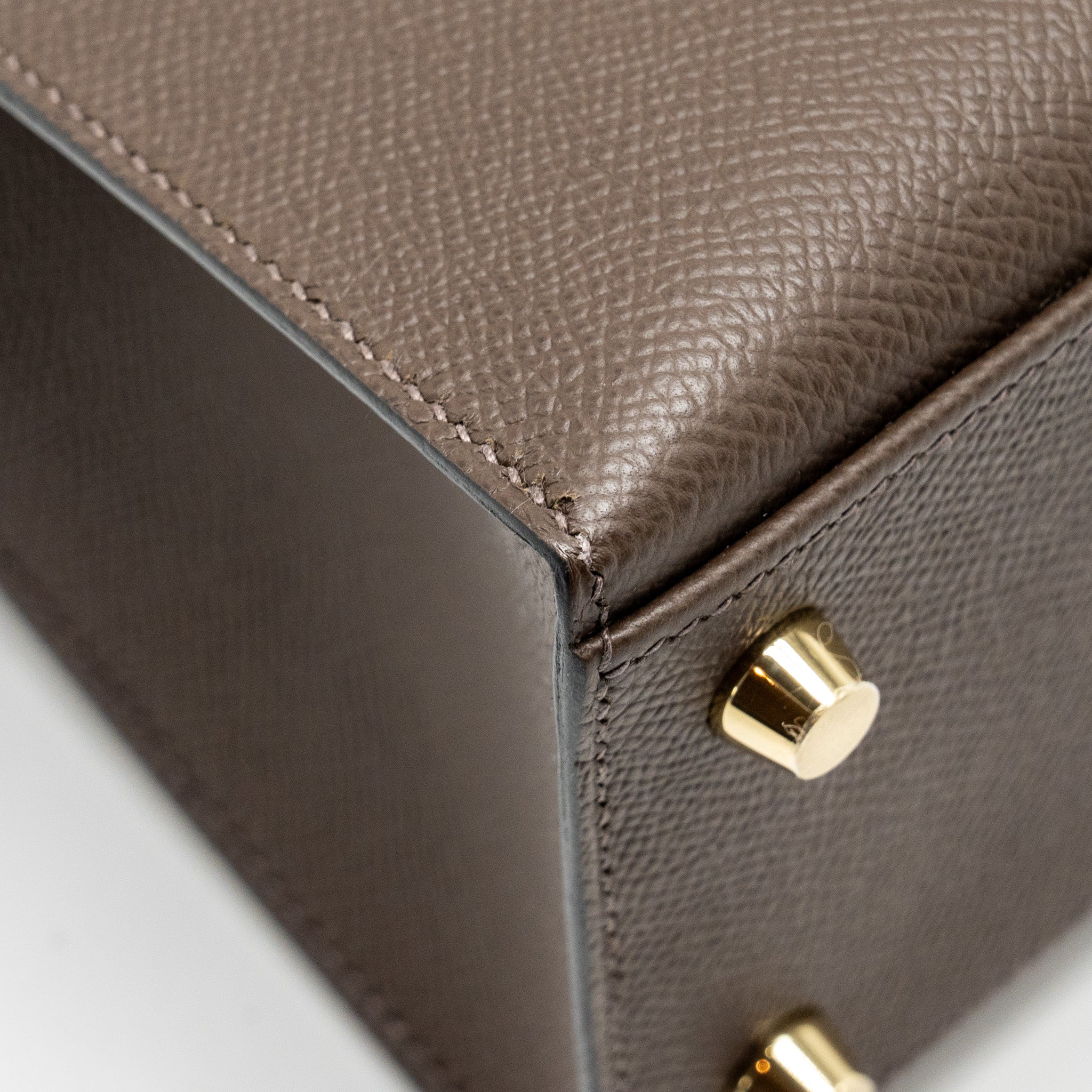 HERMES KELLY 25 EPSOM ECORCE/ETOUPE/NOIR GHW