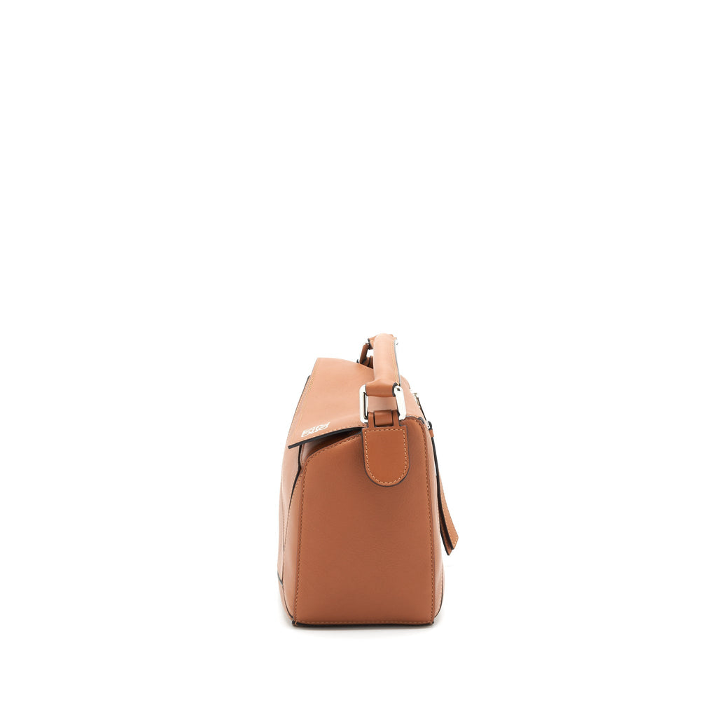 LOEWE SMALL PUZZLE BAG IN TAN