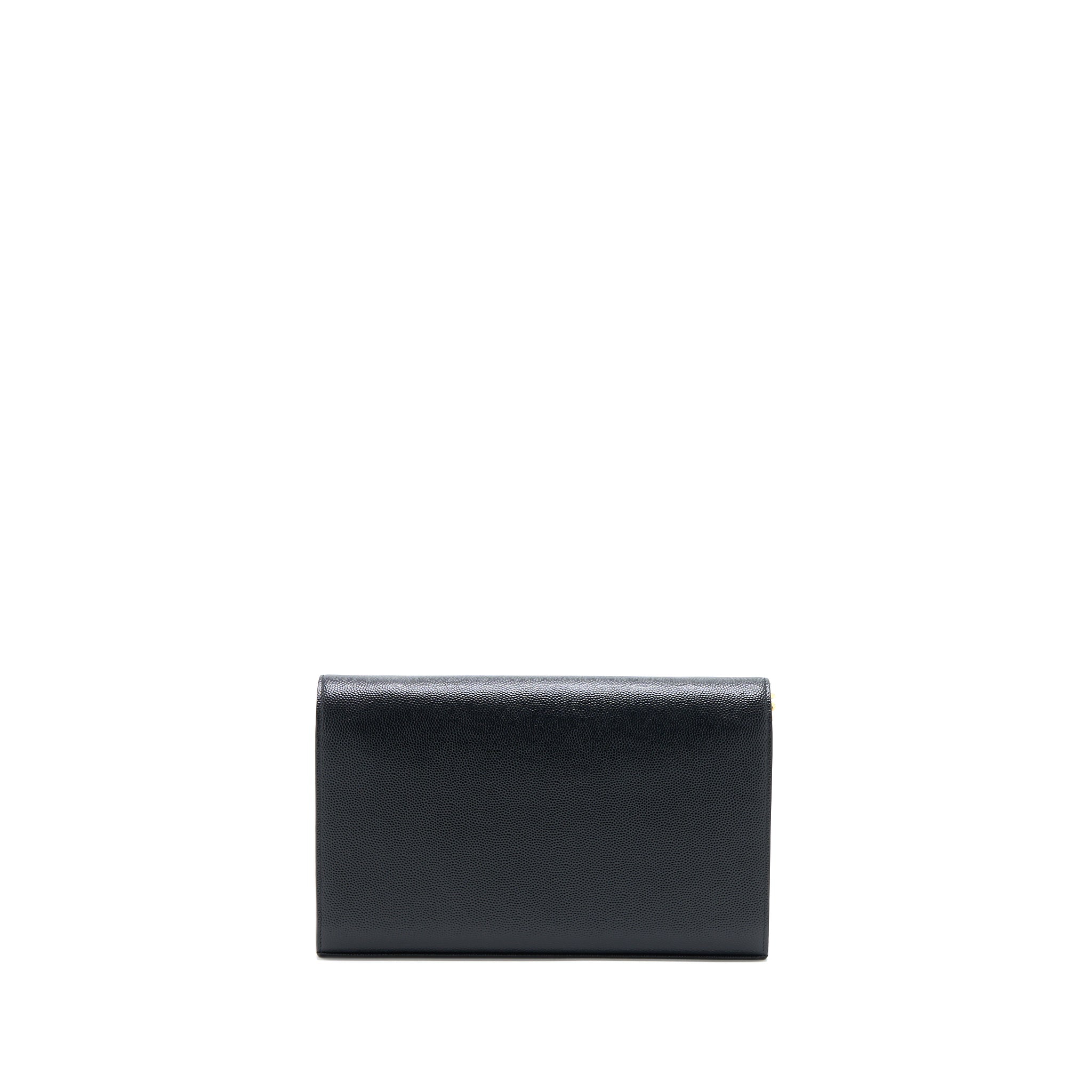 SAINT LAURENT / YSL KATE BAG GRAINED CALFSKIN BLACK GHW