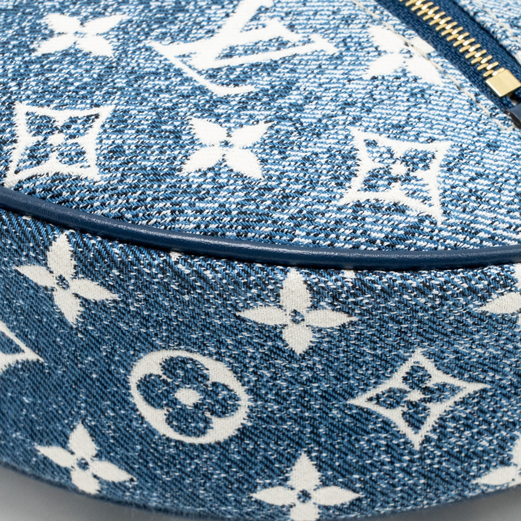 LOUIS VUITTON LOOP BAG DENIM BLUE GHW