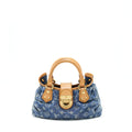 LOUIS VUITTON VINTAGE DANIM MINI HANDLE BAG
