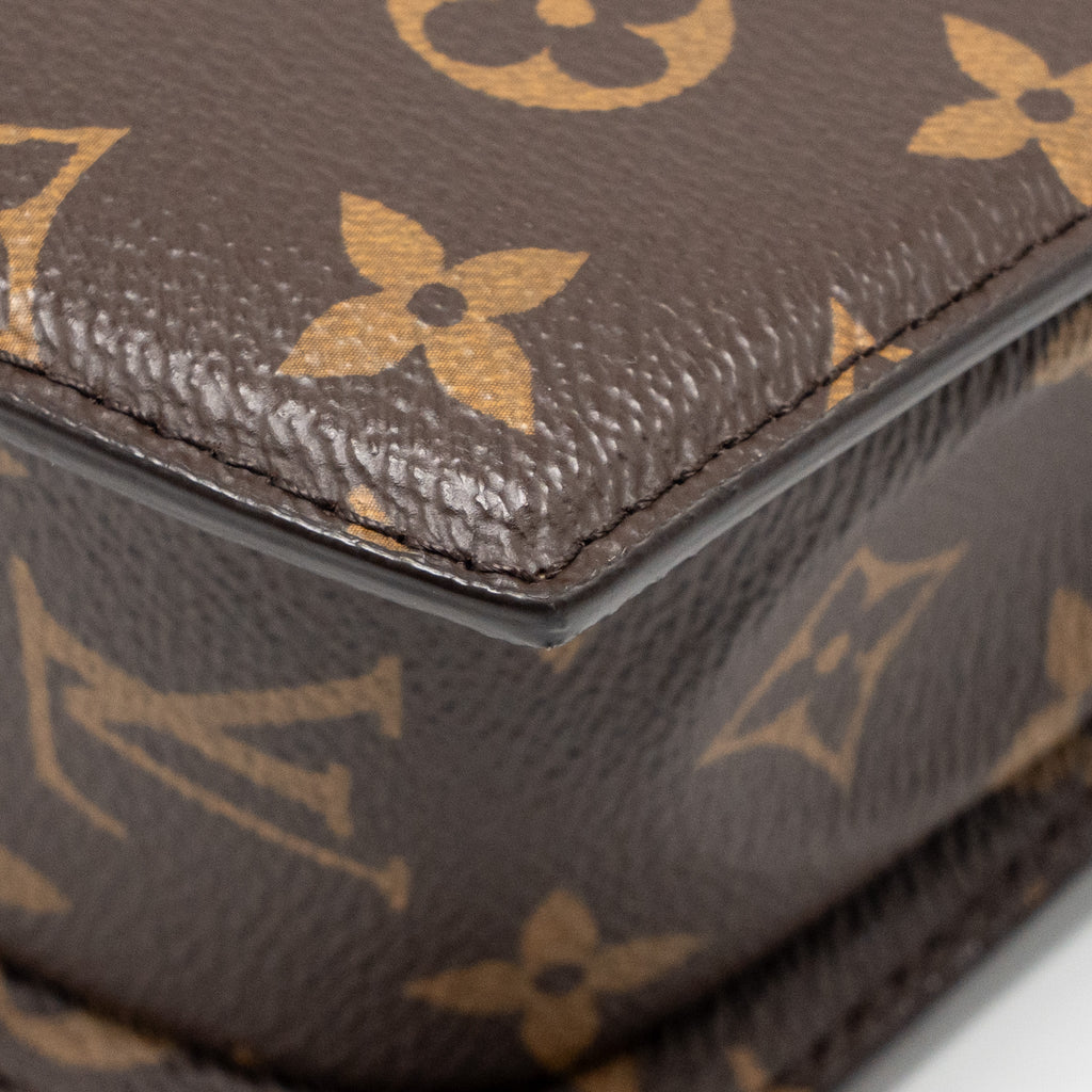 LOUIS VUITTON TILSITT MONOGRAM REVERSE CANVAS GHW