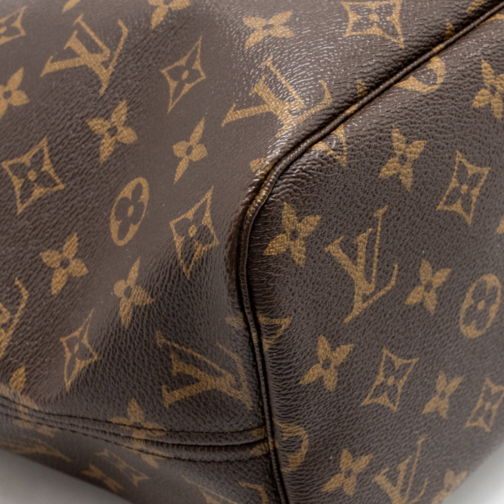 LOUIS VUITTON NEVERFULL MM MONOGRAM CANVAS GHW