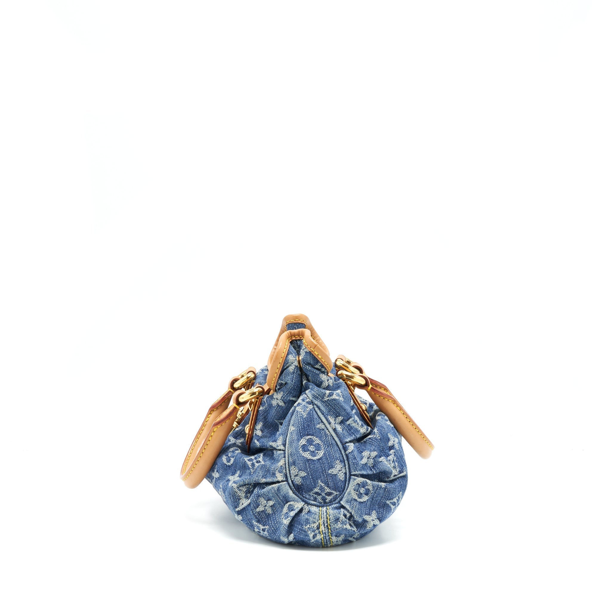 LOUIS VUITTON VINTAGE DANIM MINI HANDLE BAG
