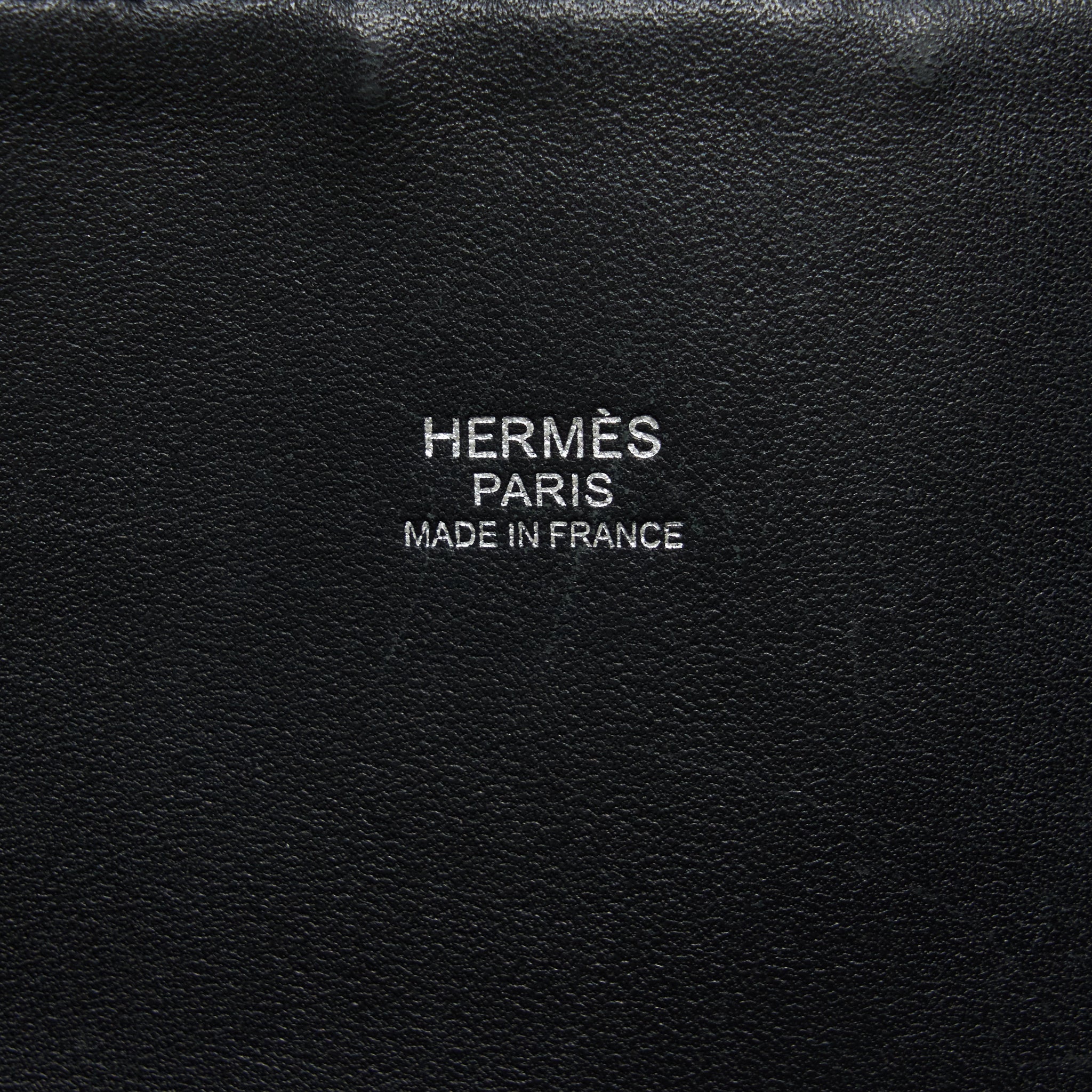 HERMES BOLIDE 31 CLEMENCE LEATHER BLACK WITH SHW