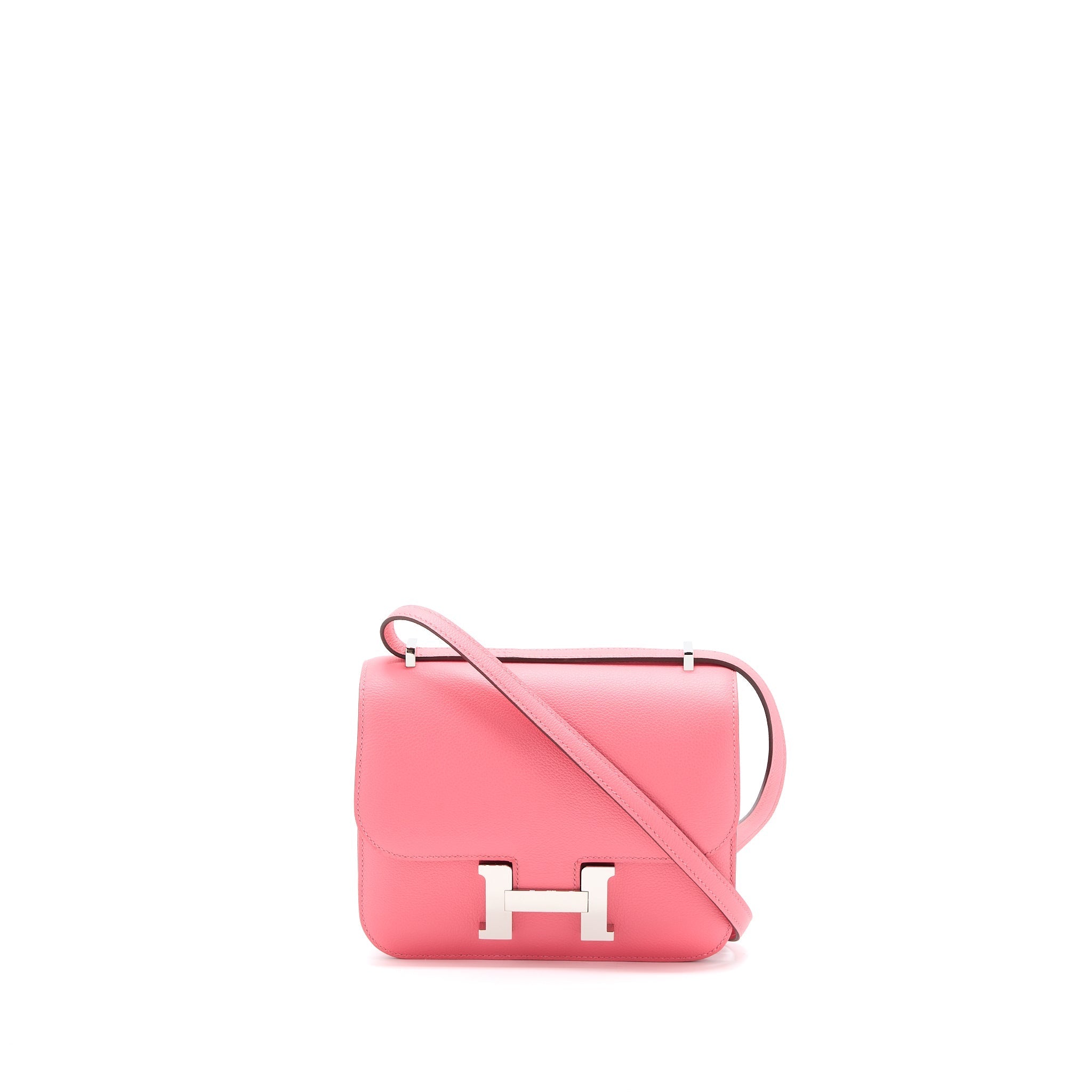 HERMES MINI CONSTANCE EVERCOLOR 8W ROSE AZALEE SHW