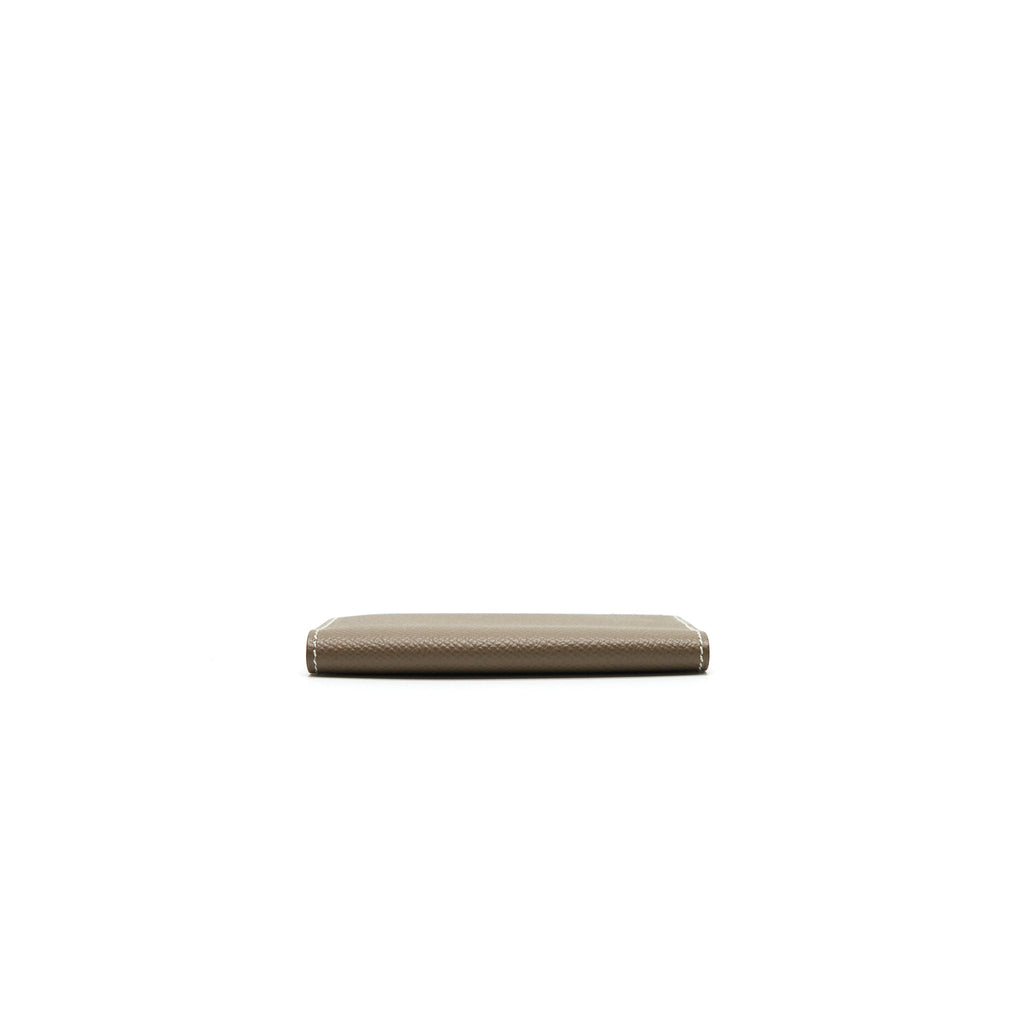 HERMES MC2 EUCLIDE CARD HOLDER ETOUPE EPSOM LEATHER