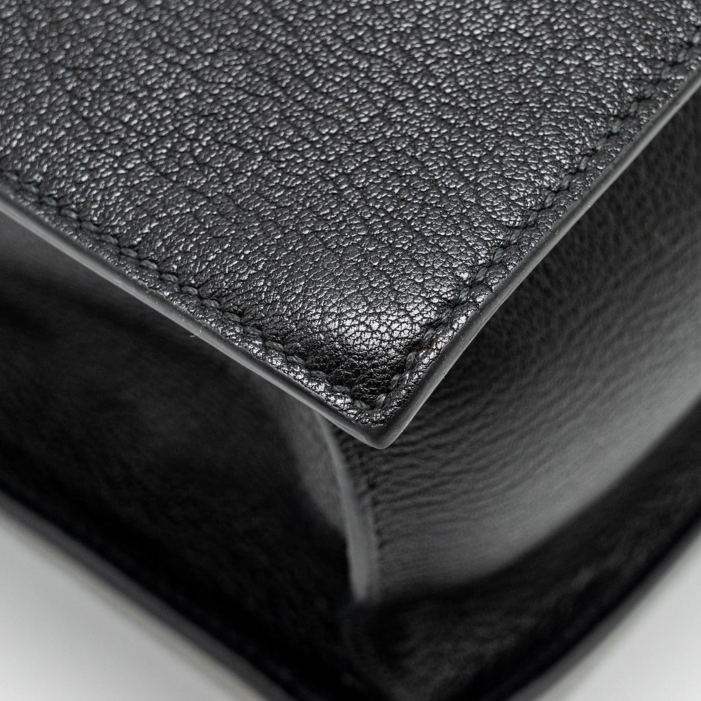 MIU MIU TOTE BAG LEATHER BLACK SHW