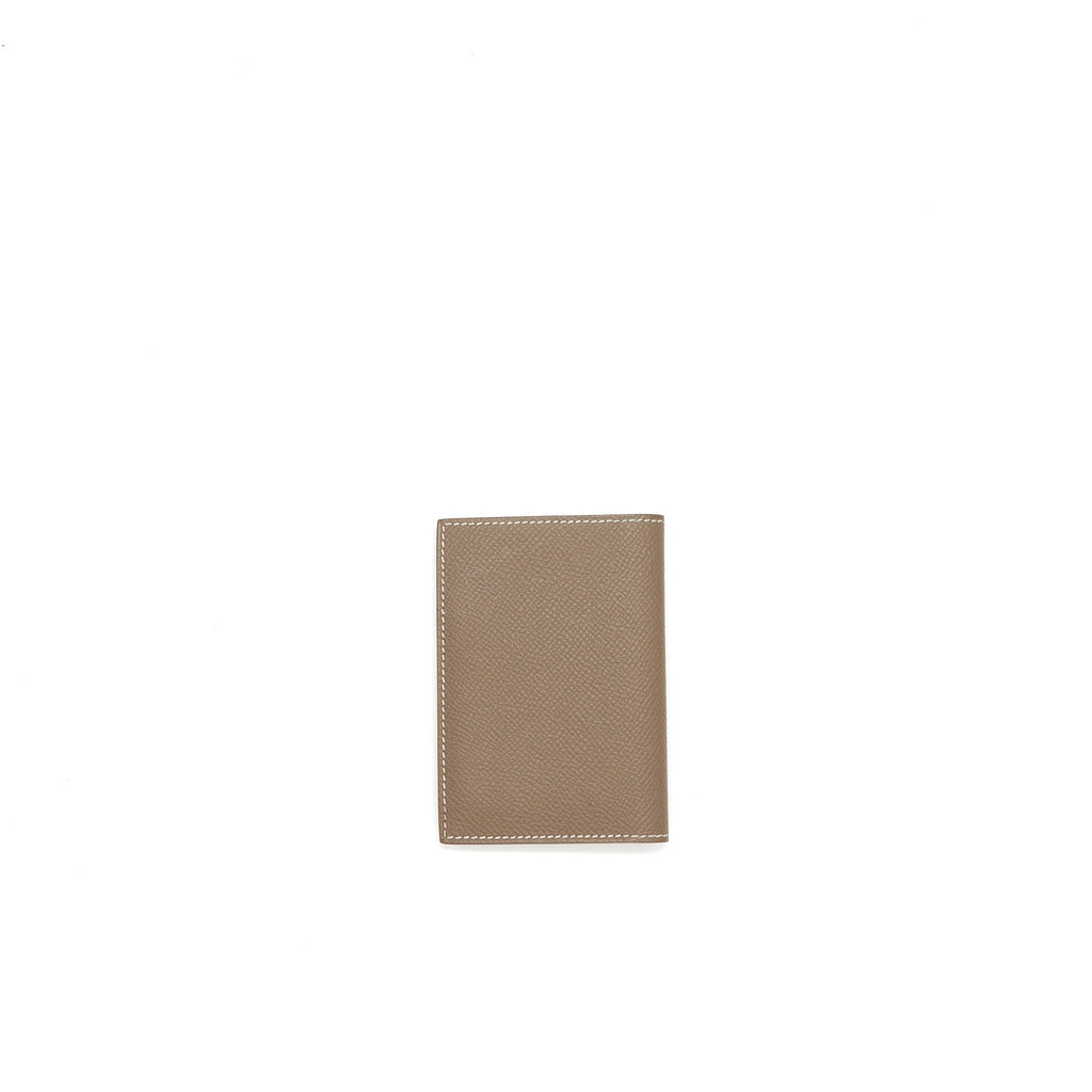 HERMES MC2 EUCLIDE CARD HOLDER ETOUPE EPSOM LEATHER