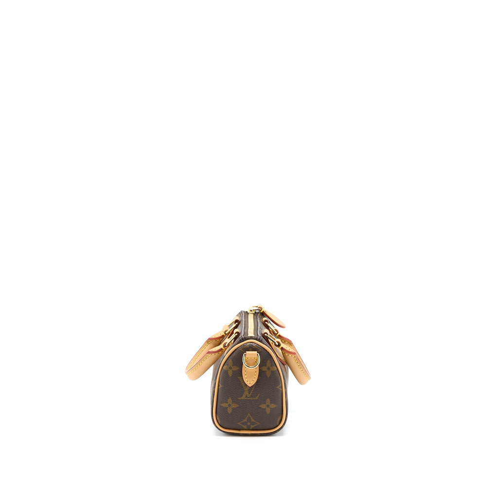 LOUIS VUITTON NANO SPEEDY MONOGRAM CANVAS GHW (NEW VERSION)