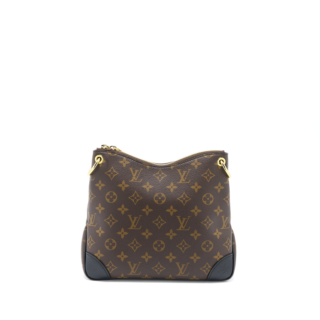 LOUIS VUITTON ODEON PM BAG MONOGRAM CANVAS BLACK GHW