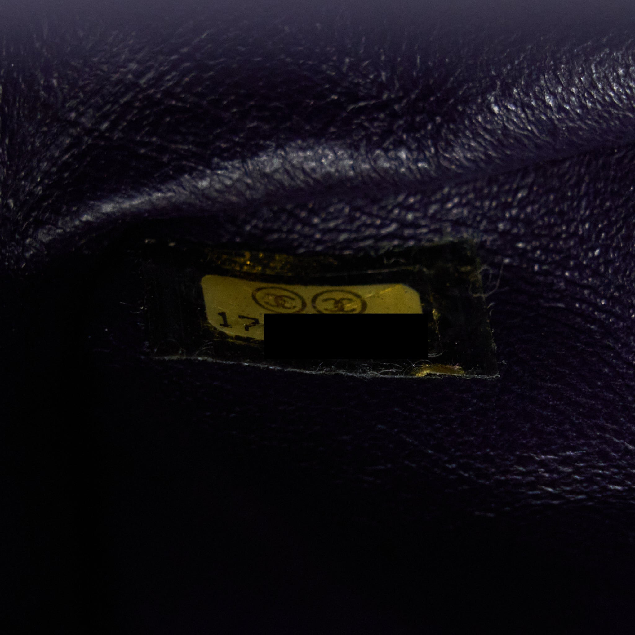 CHANEL LARGE 2.55 REISSUE FLAP BAG AGED CALFSKIN DARK PURPLE RUTHENIUM HARDWARE
