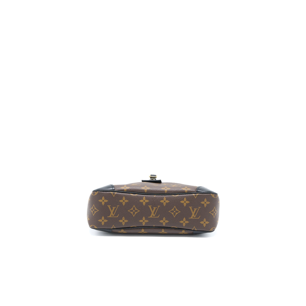 LOUIS VUITTON ODEON PM BAG MONOGRAM CANVAS BLACK GHW