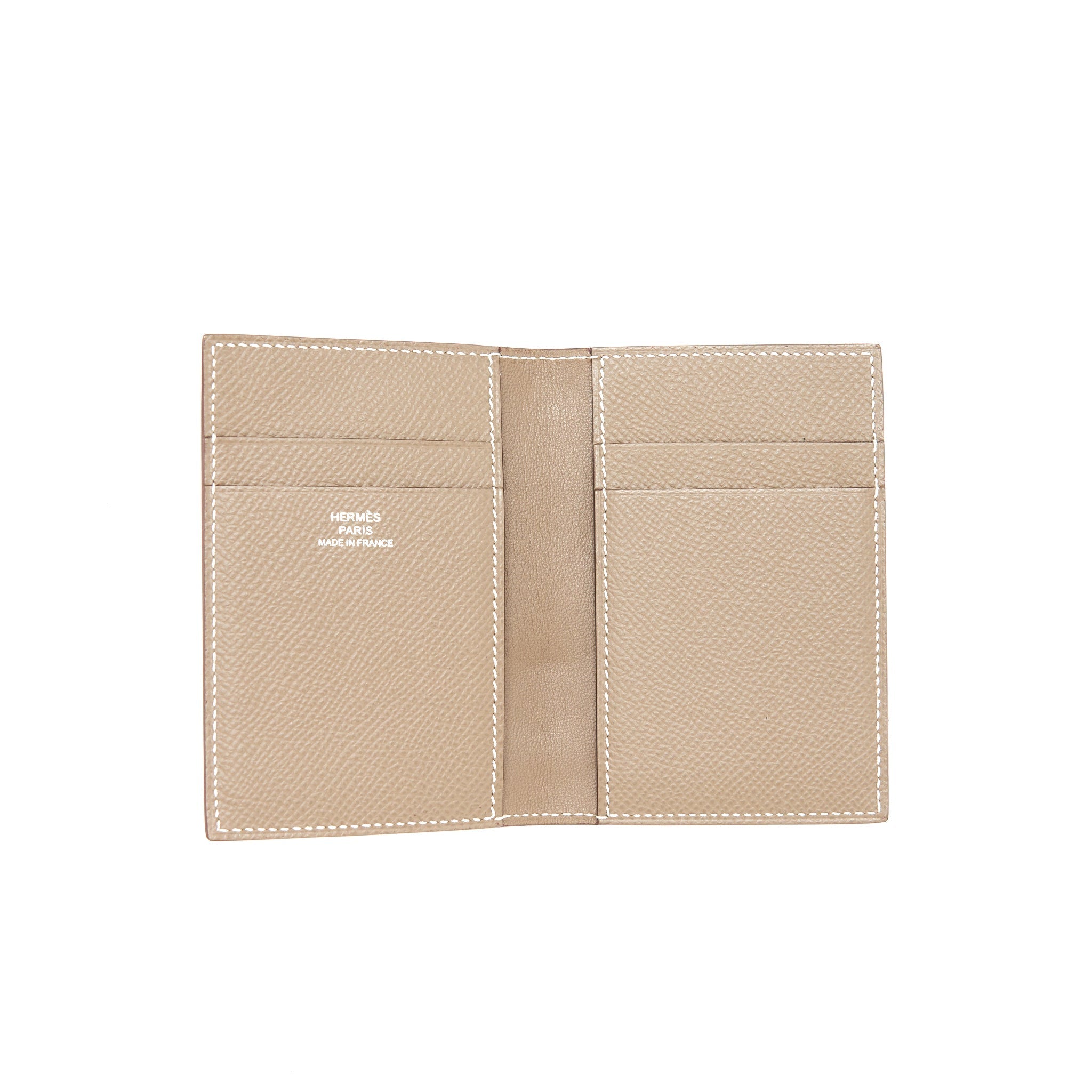 HERMES MC2 EUCLIDE CARD HOLDER ETOUPE EPSOM LEATHER