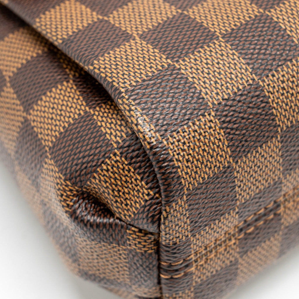 LOUIS VUITTON CROISETTE DAMIER EBENE CANVAS GHW