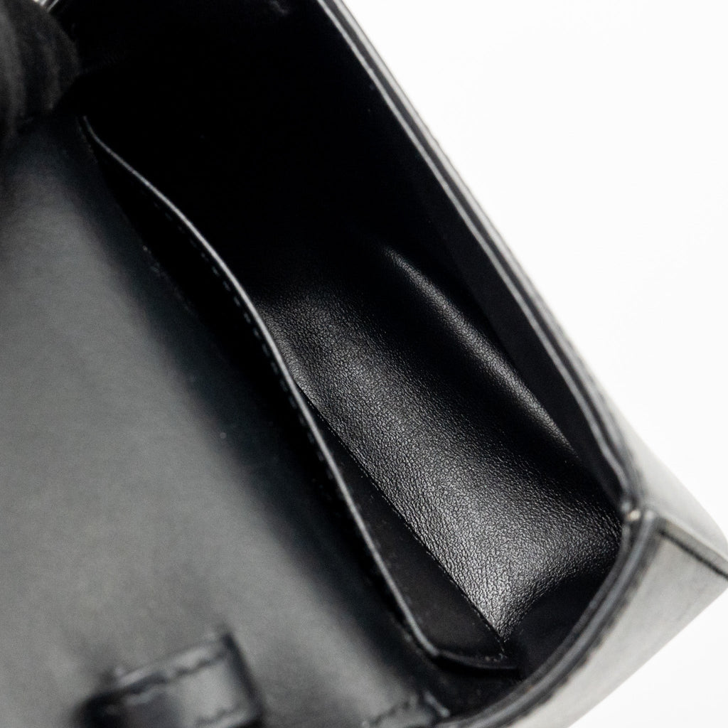 CELINE MINI CLAUDE CALFSKIN BLACK GHW