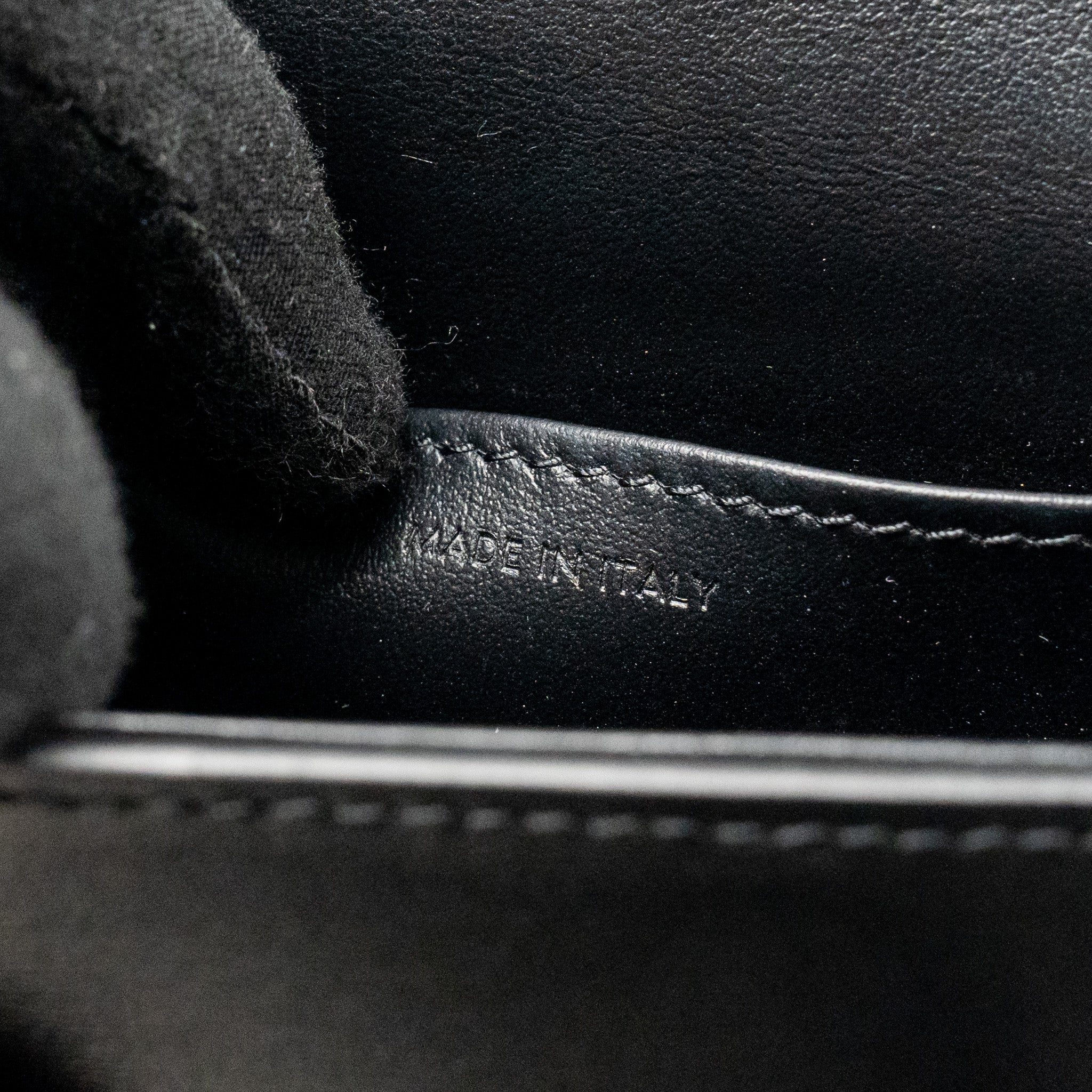 CELINE MINI CLAUDE CALFSKIN BLACK GHW