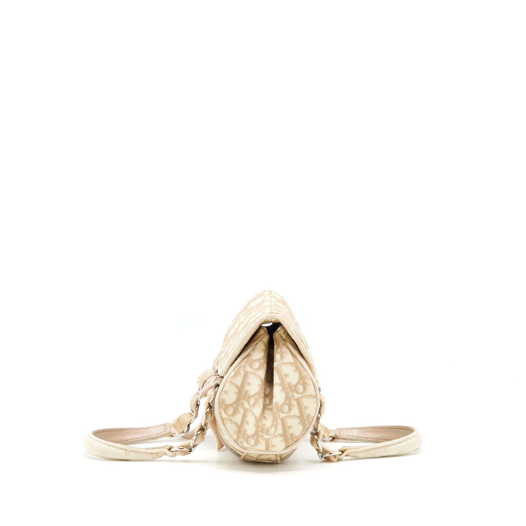 DIOR VINTAGE MINI HANDLE BAG OBLIQUE VELVET