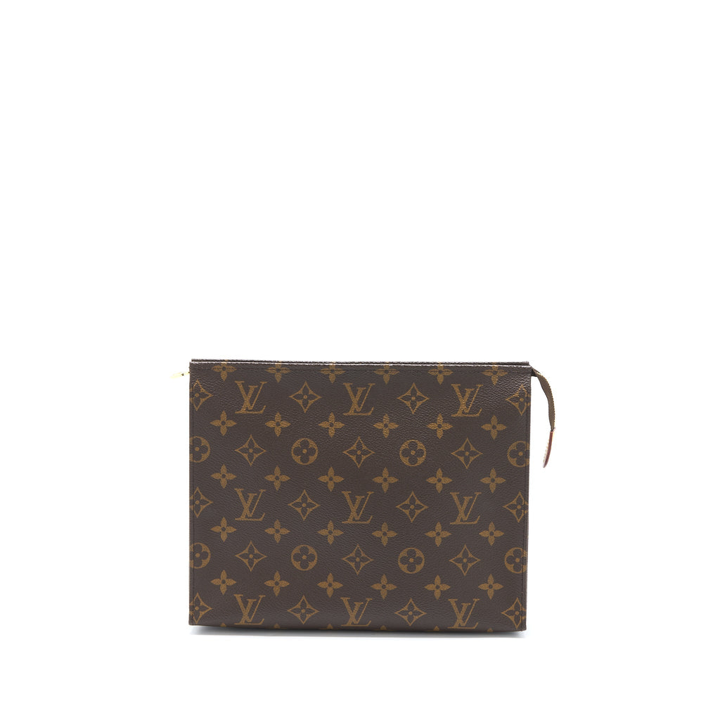 LOUIS VUITTON TOILETRY POCHETTE 26 MONOGRAM CANVAS GHW