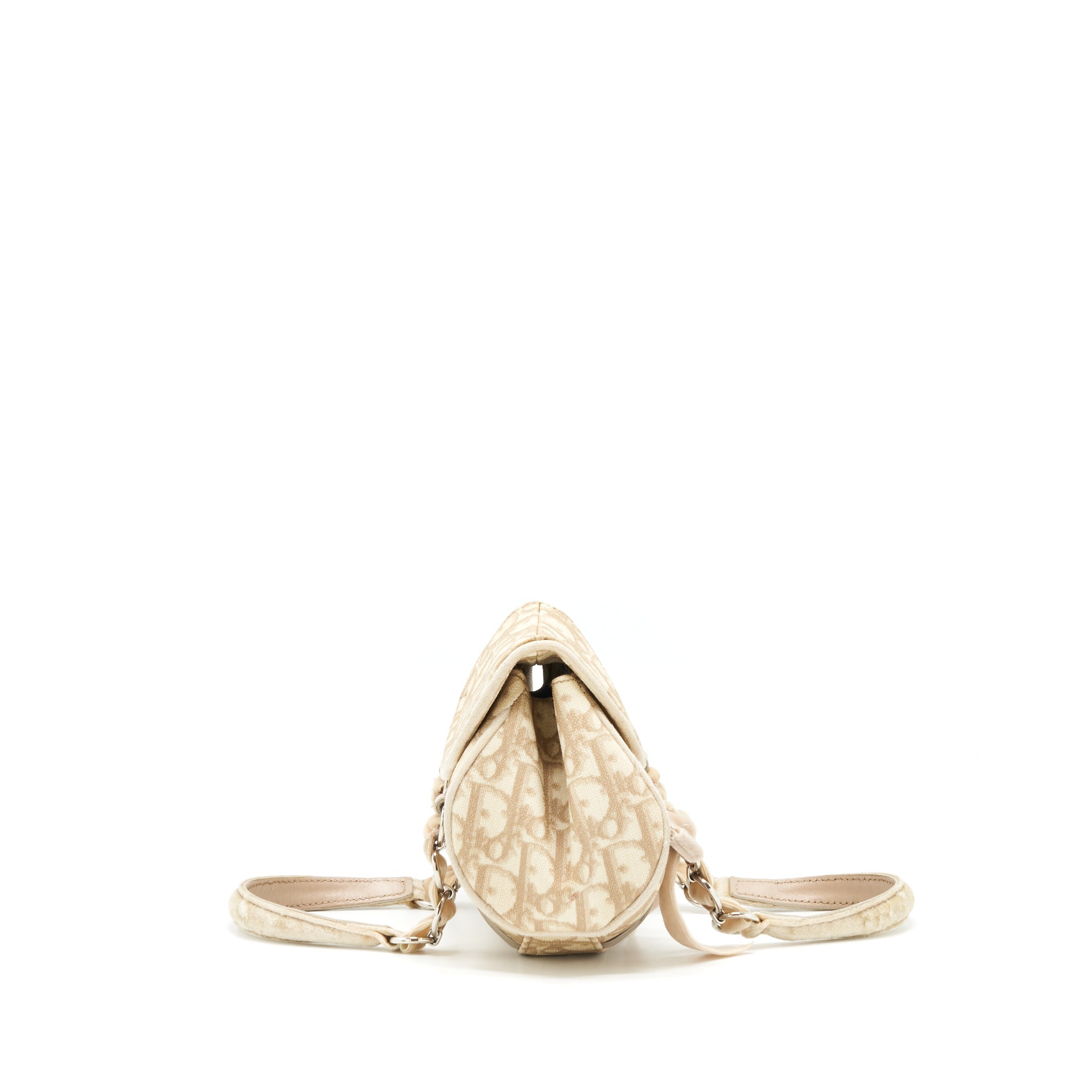 DIOR VINTAGE MINI HANDLE BAG OBLIQUE VELVET