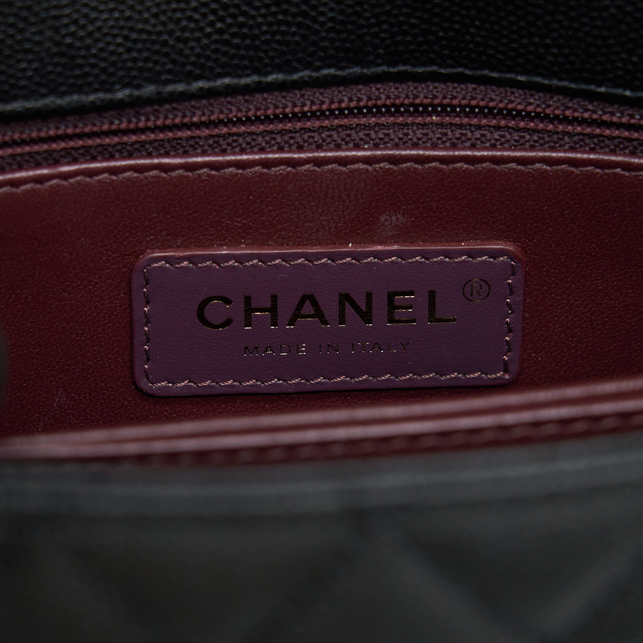 CHANEL SMALL COCO HANDLE CAVIAR BLACK LGHW (MICROCHIP)