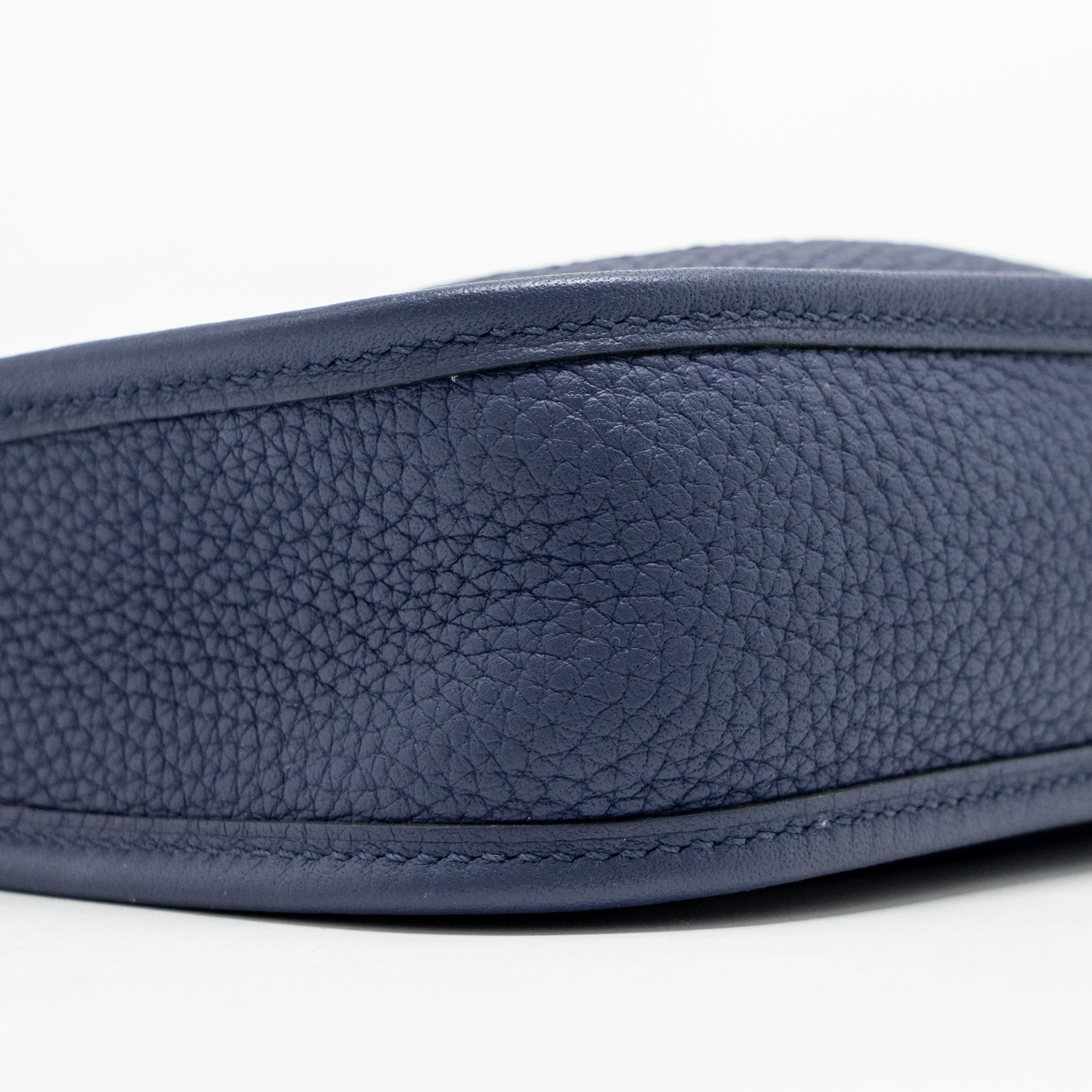 HERMES MINI EVELYNE CLEMENCE BLUE GHW